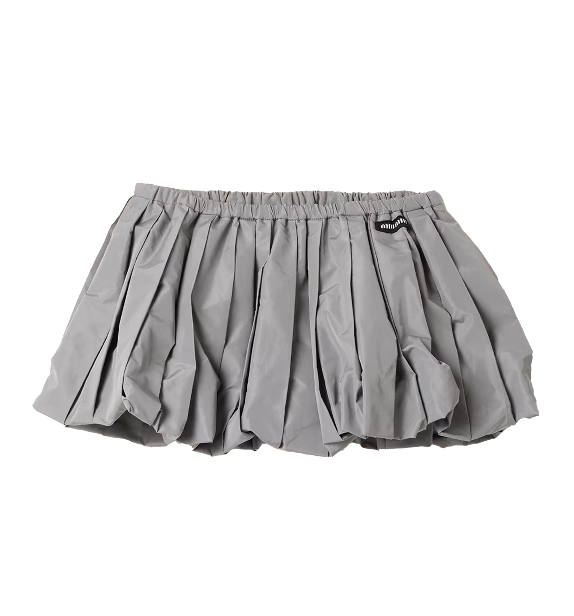 Technical fabric miniskirt