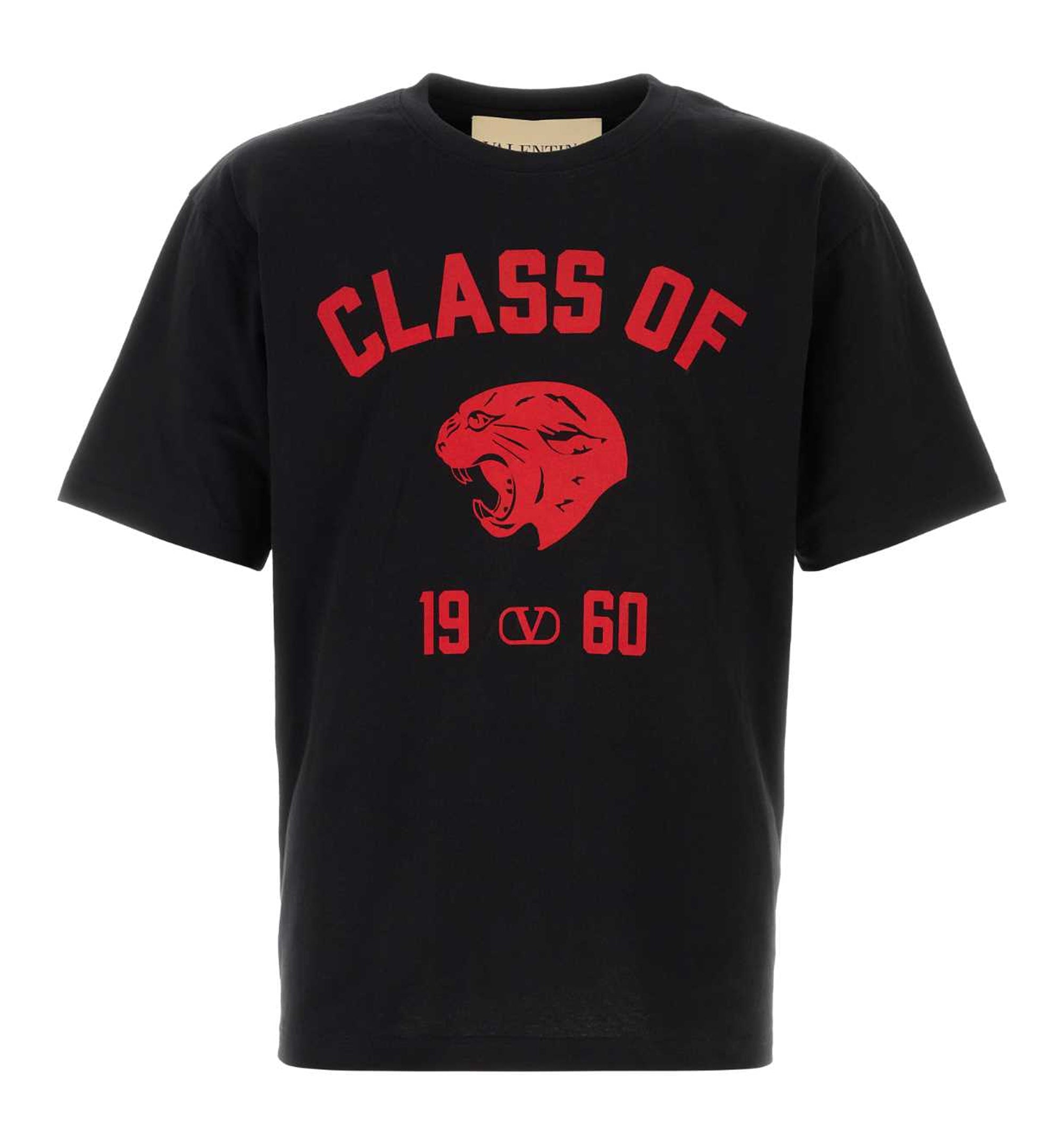 Panther-Print Cotton T-Shirt