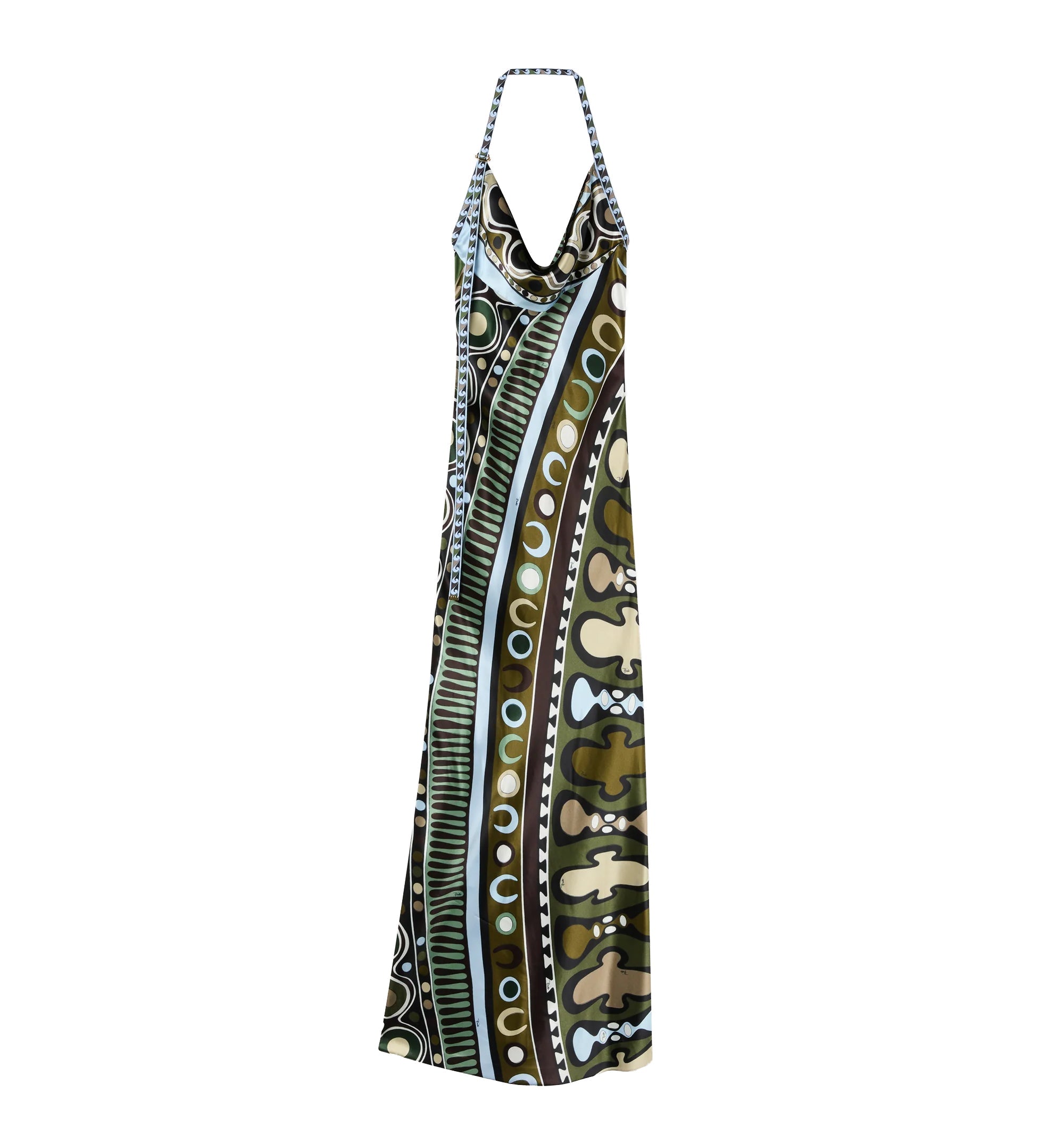 Soleil Print Satin Dress
