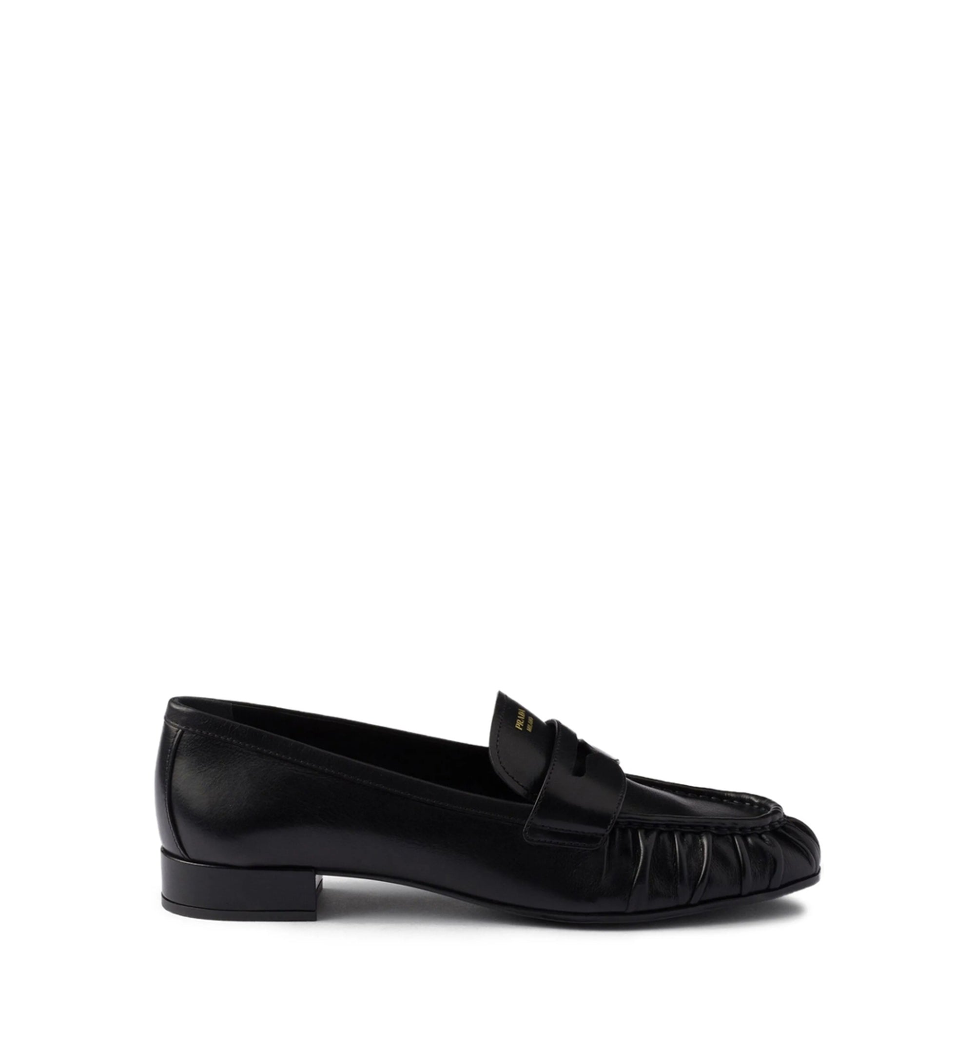 Leather loafers