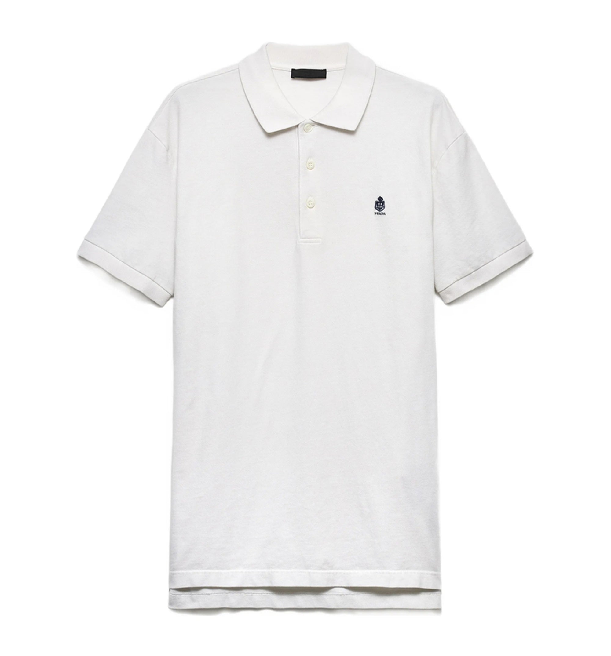 Garment-dyed cotton polo shirt