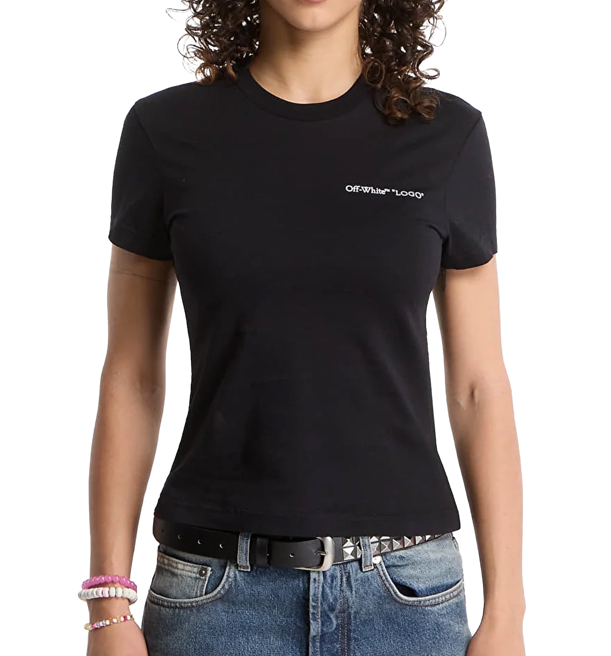 Tricou Off-White Logo Quote Fitted Tee