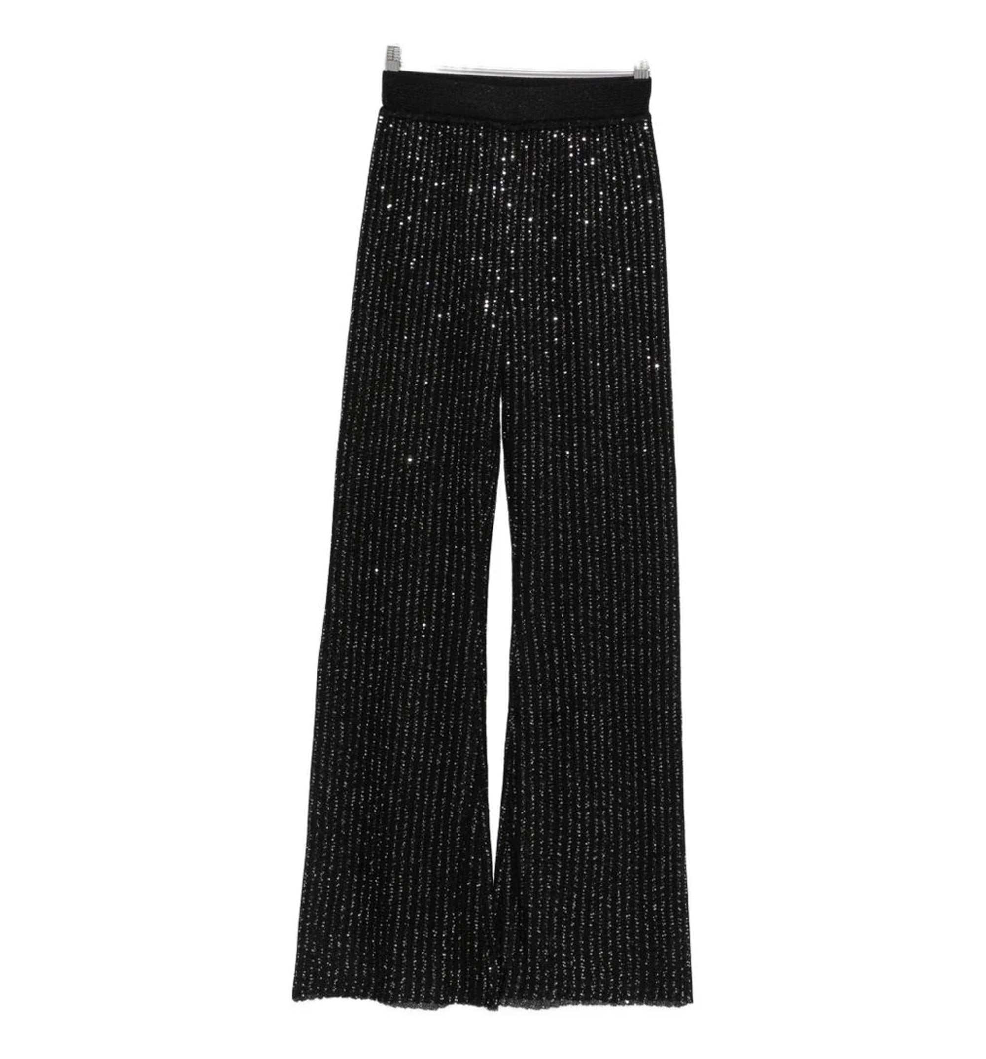 Sequin-Embellished Trousers
