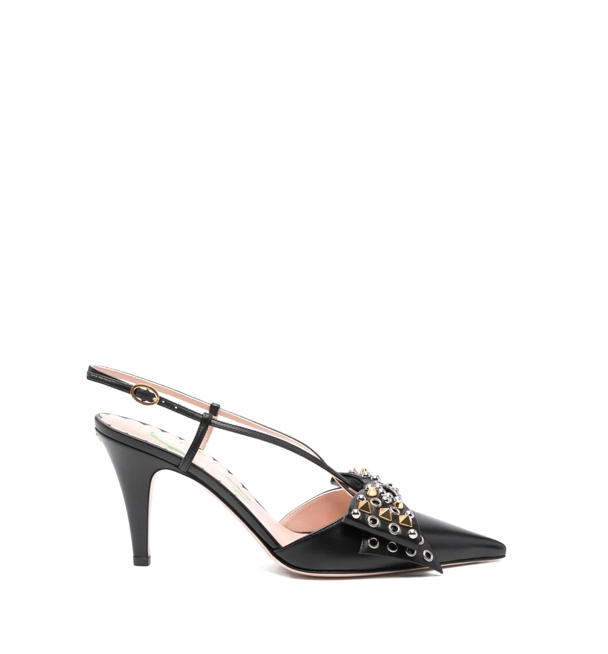 Bowow Slingback Pumps in Kidskin 85mm