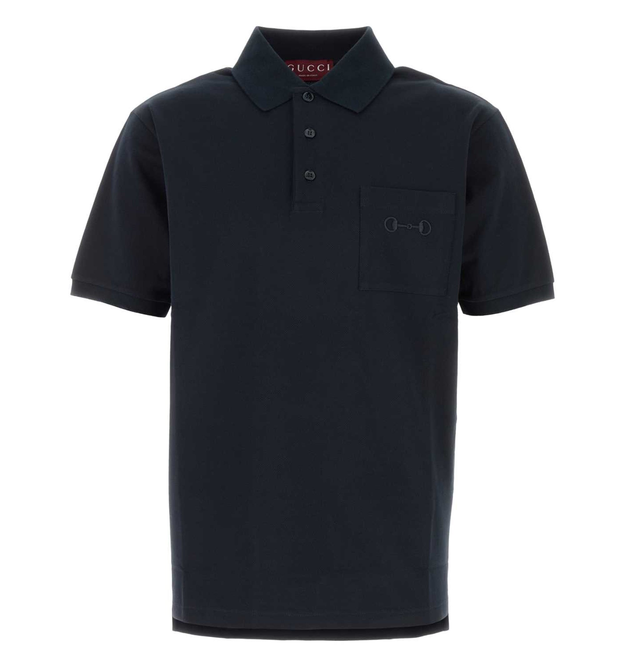Cotton Piquet Polo Shirt With Embroidery