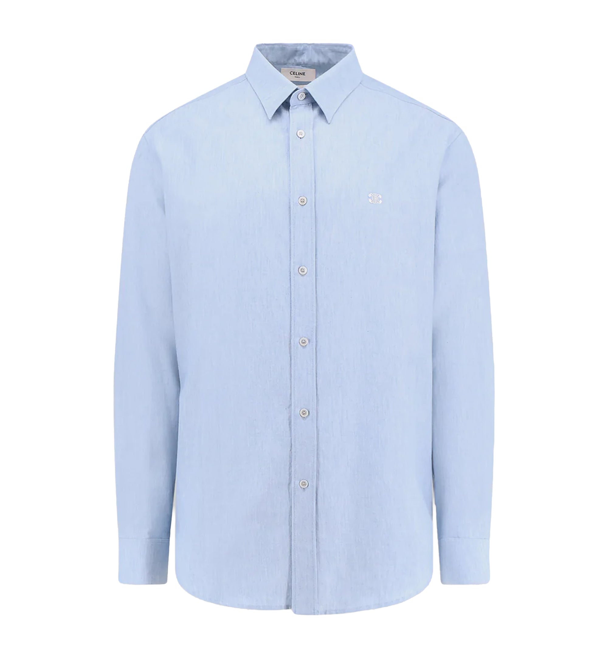 Relaxed Shirt In Chambray Cotton