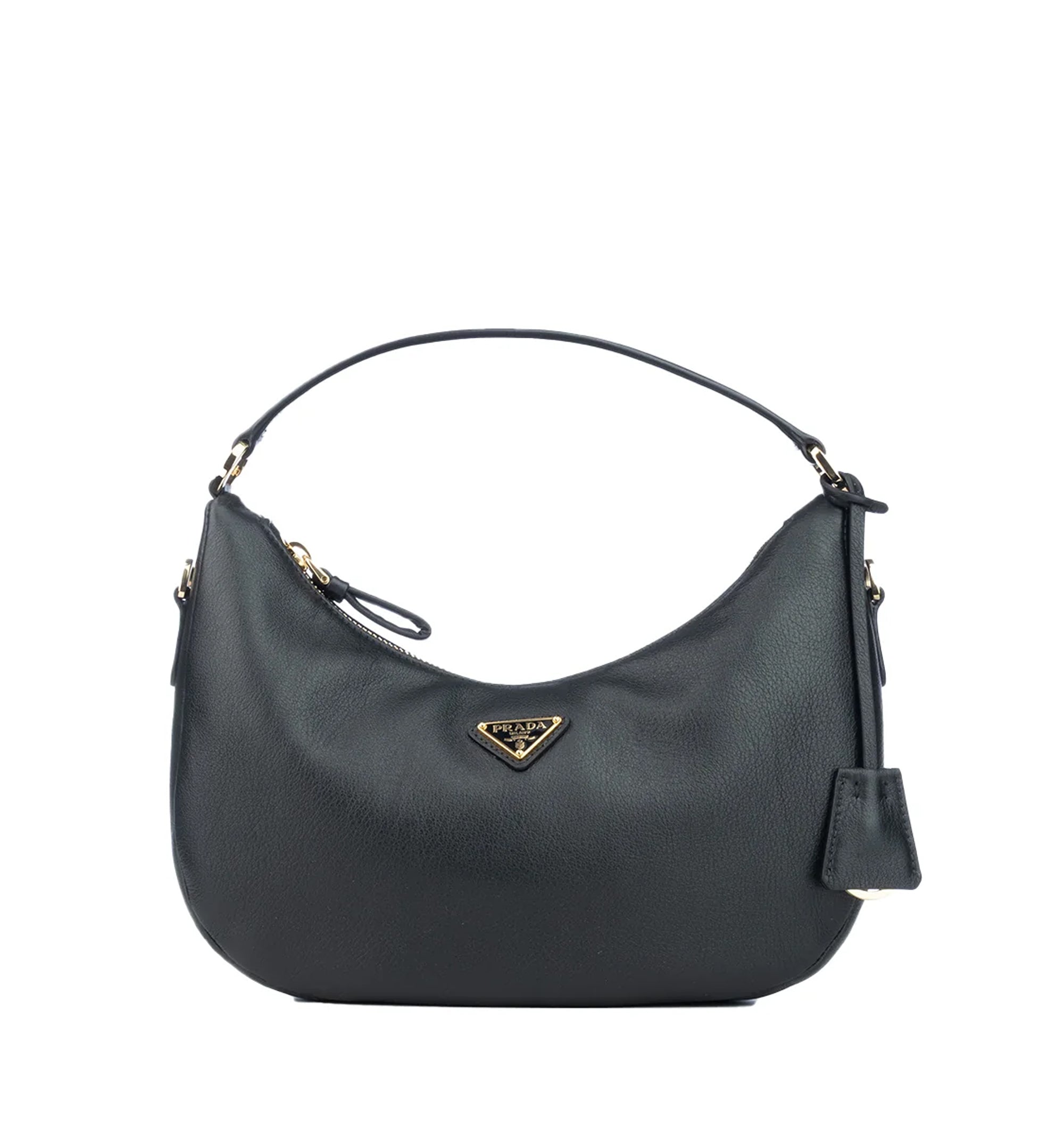 Soft Grain Leather Shoulder Bag