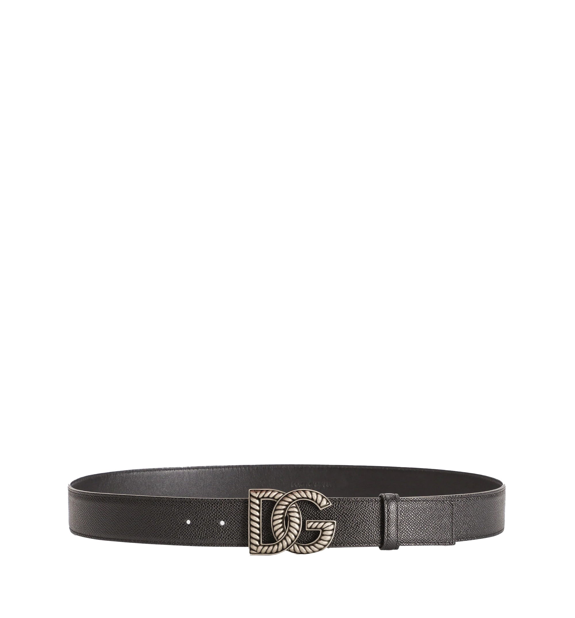 Reversible Grained Calfskin Belt
