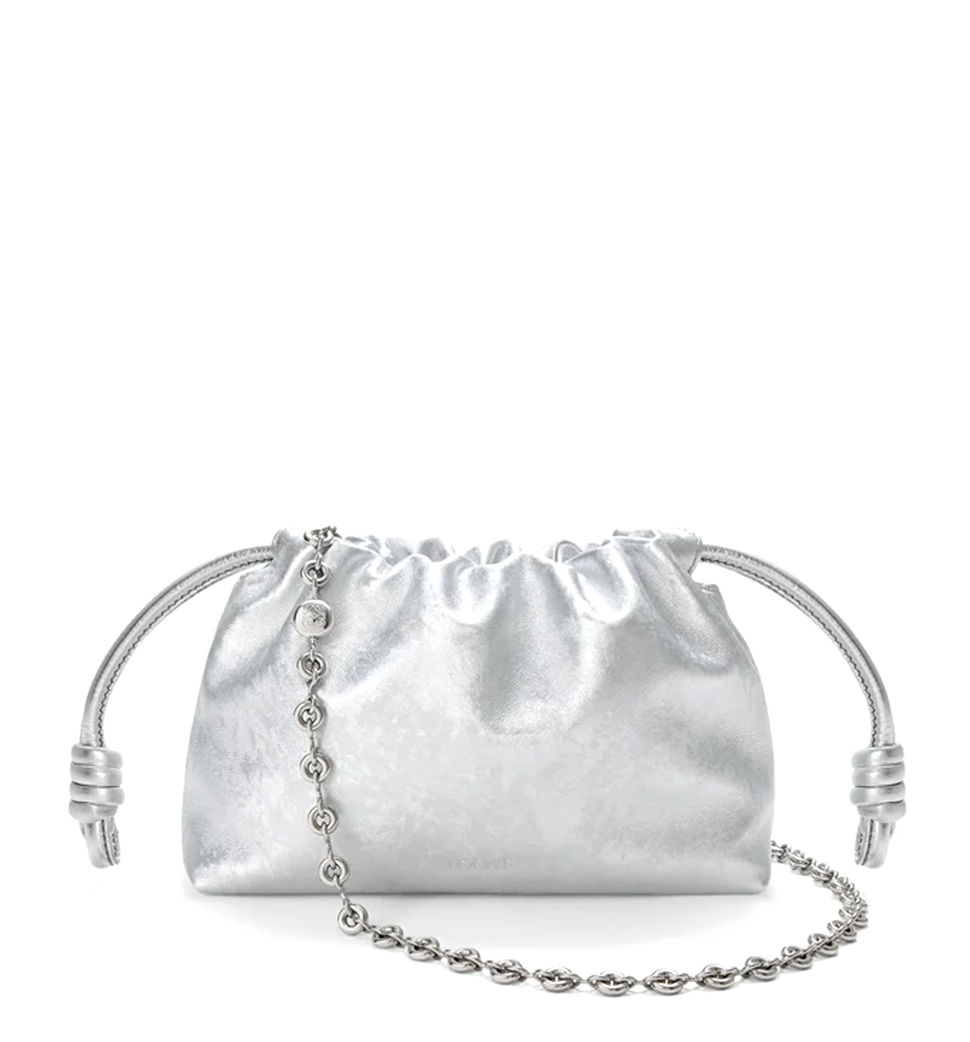 Mini Flamenco Purse In Moiré Printed Calfskin