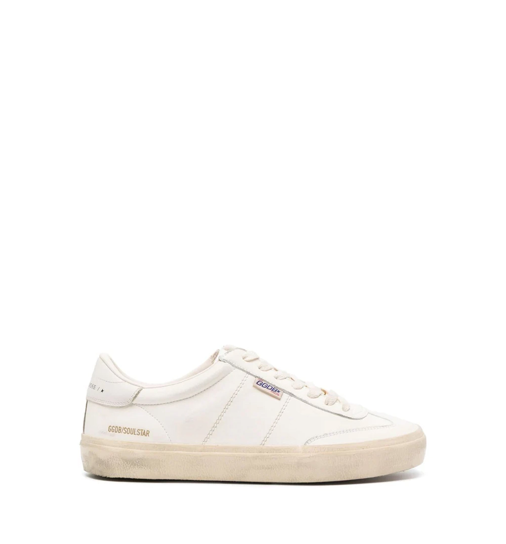 Soul Star in White Nappa Leather with White Leather Star