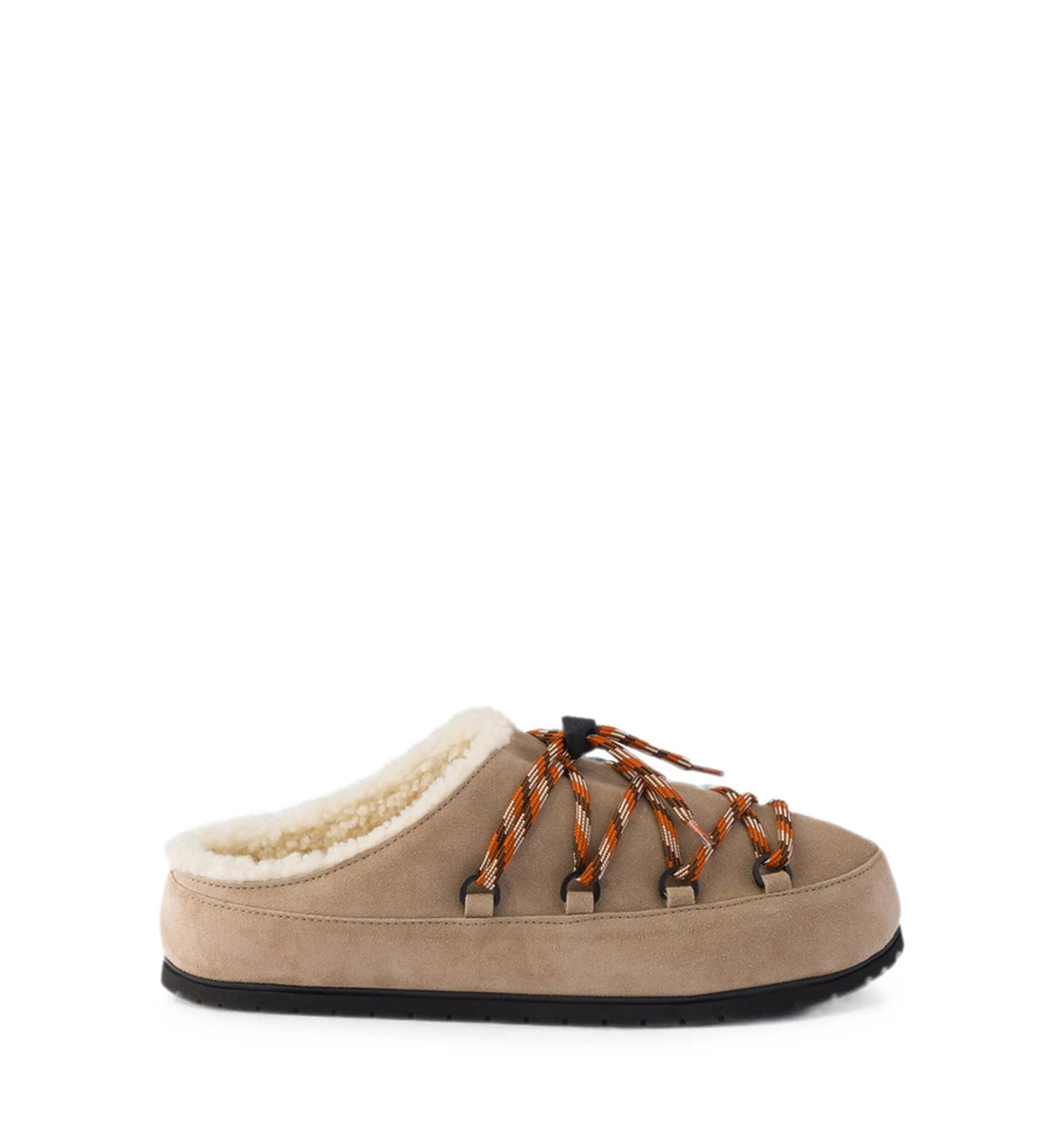 Suede mules