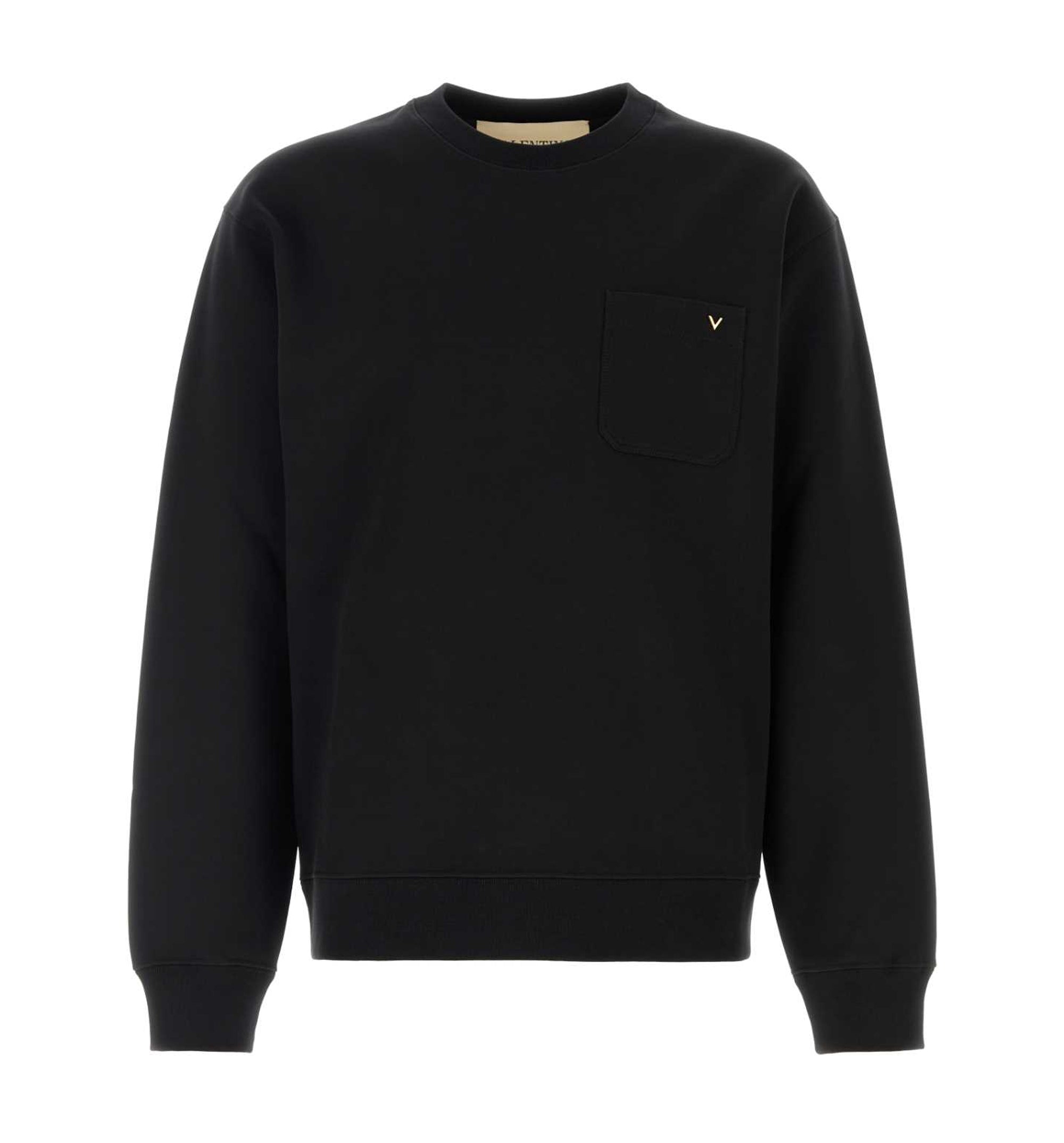 VGold cotton-blend jersey sweatshirt
