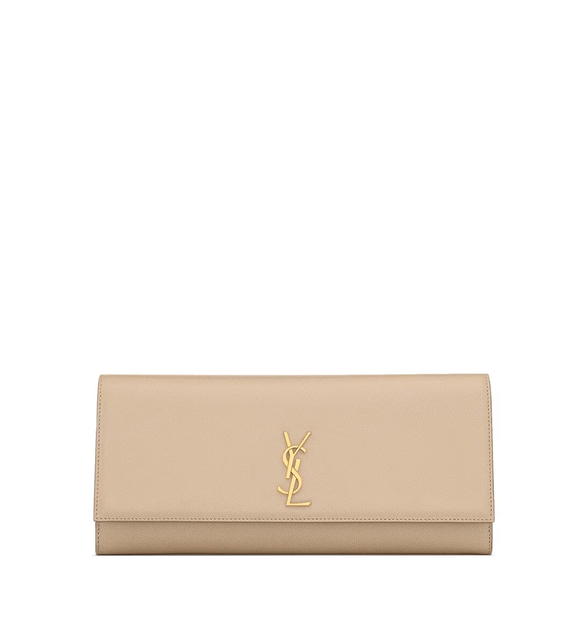 KATE clutch in grain de poudre leather