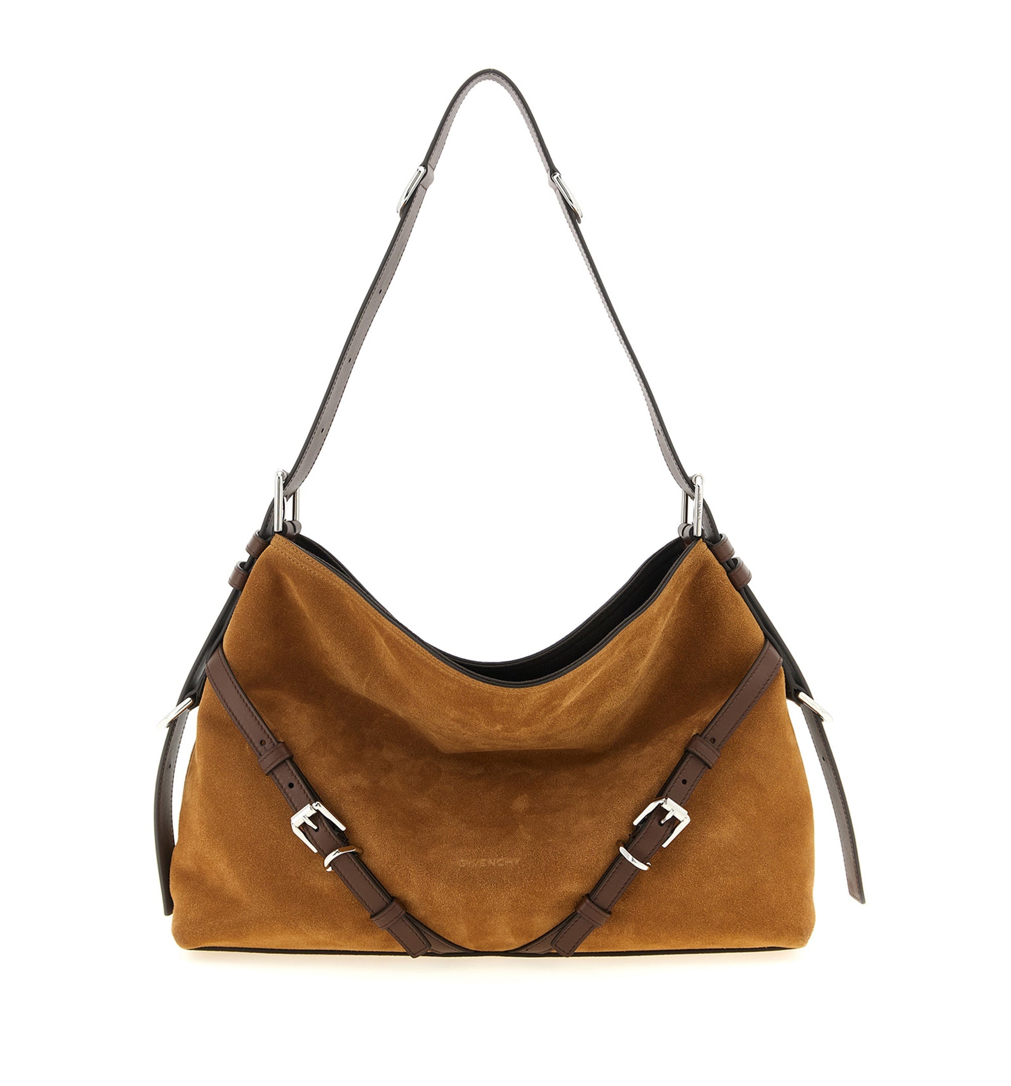 Medium Voyou Bag In Suede And Leather