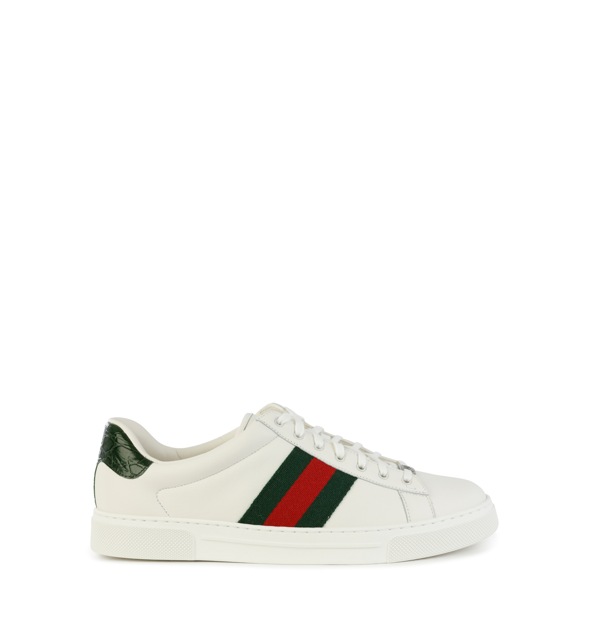 Men's Gucci Ace Sneaker With Web