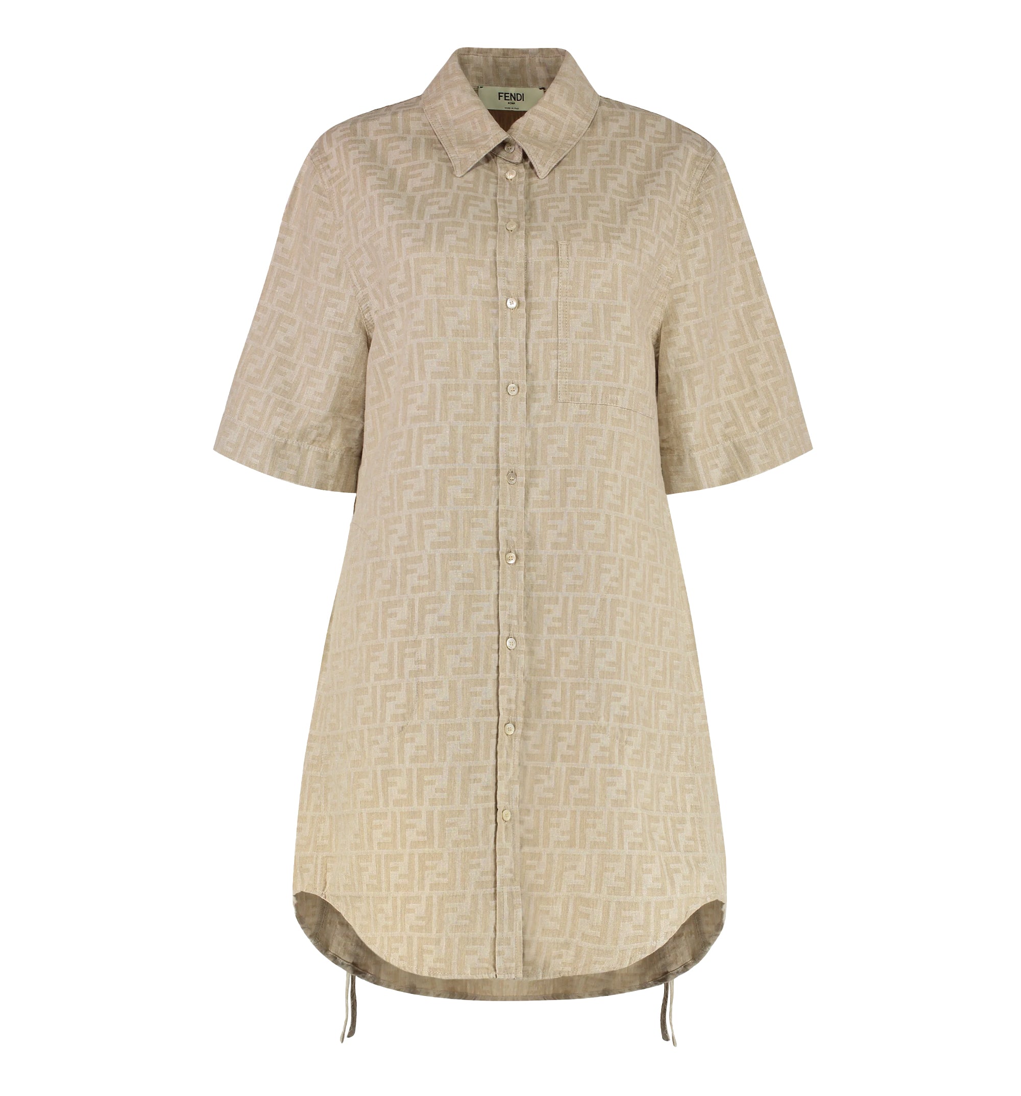 FF Chambray Shirt Dress