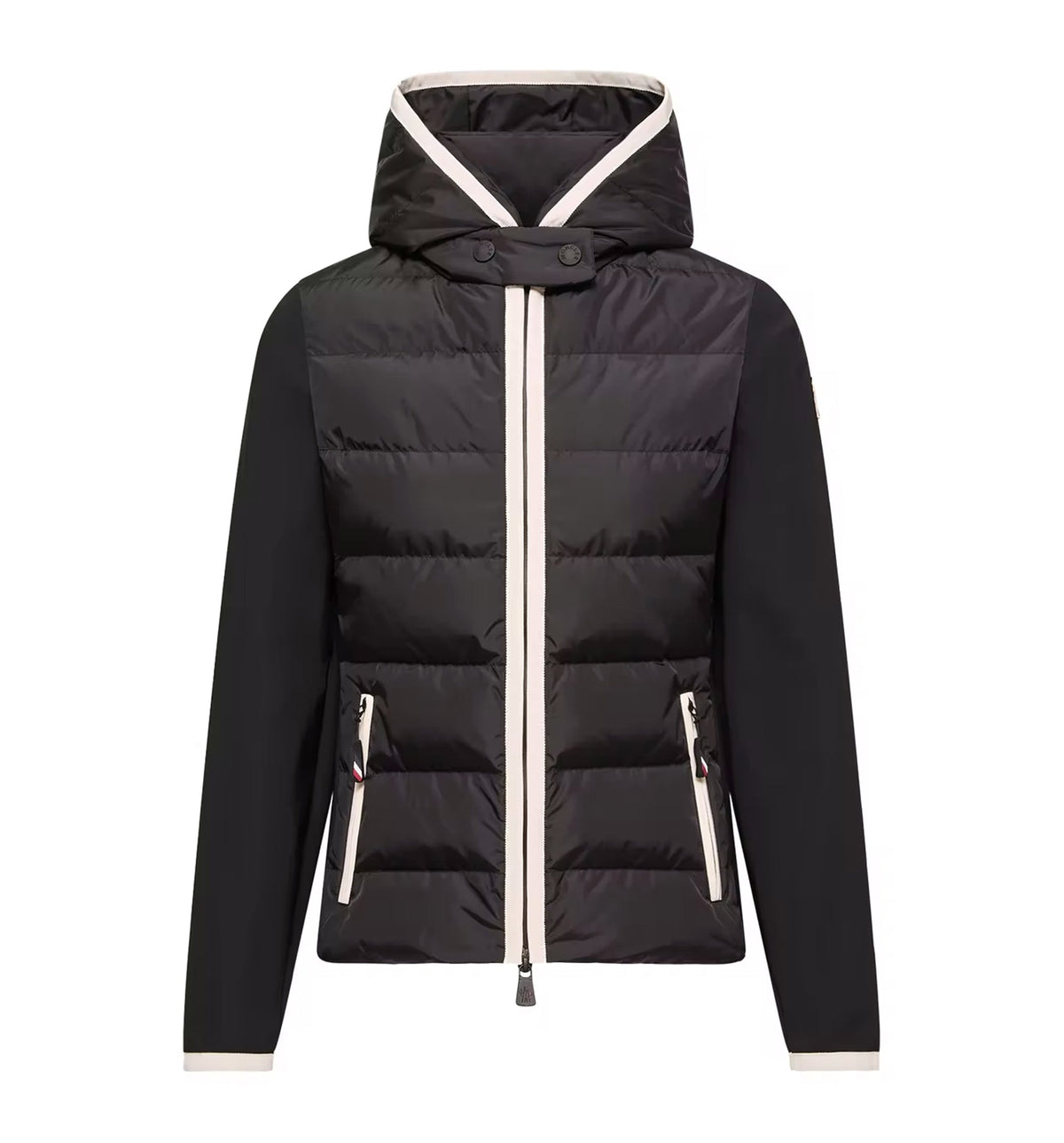 "Padded Zip-Up" Cardigan