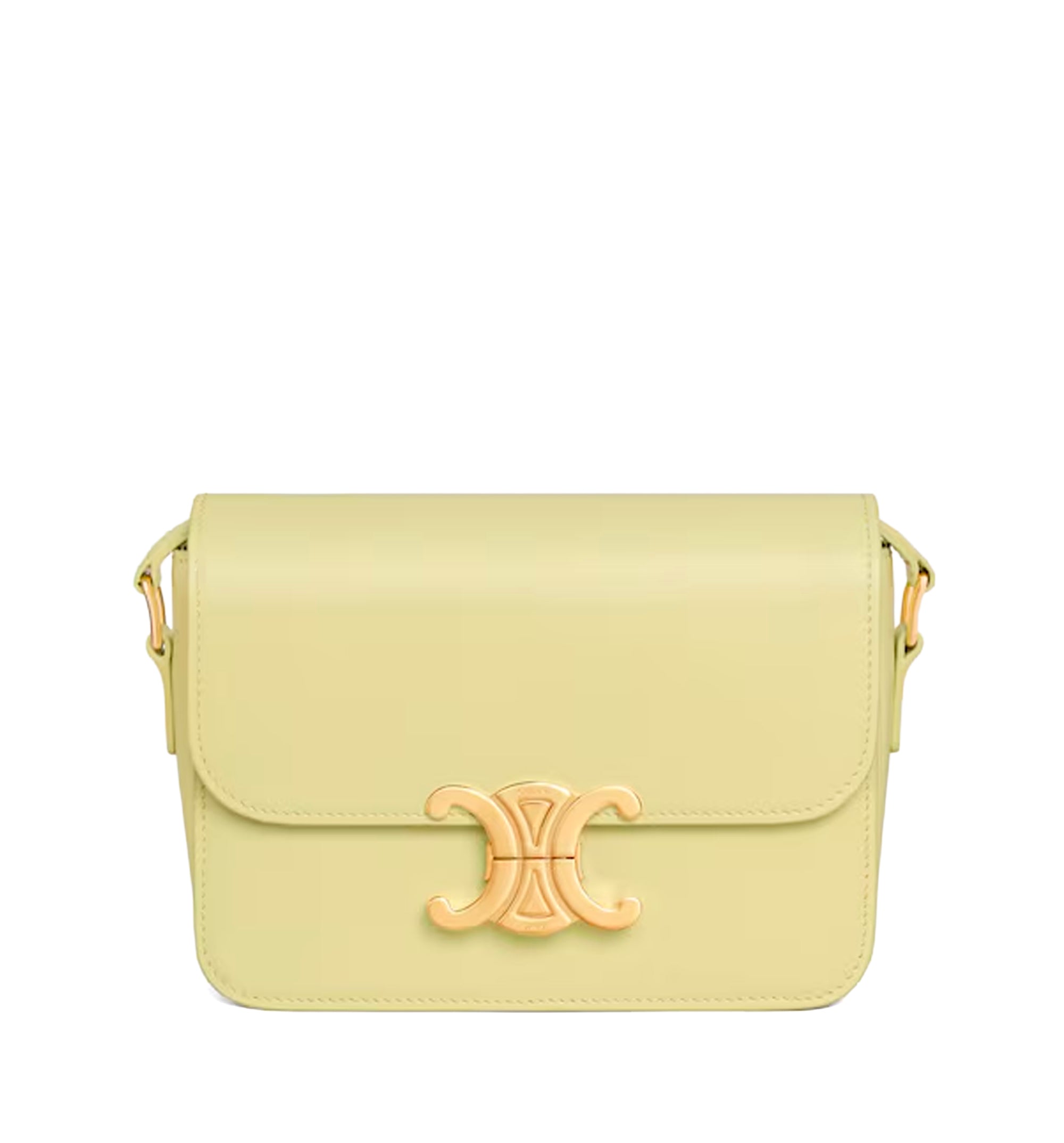 Teen Triomphe Bag In Shiny Calfskin