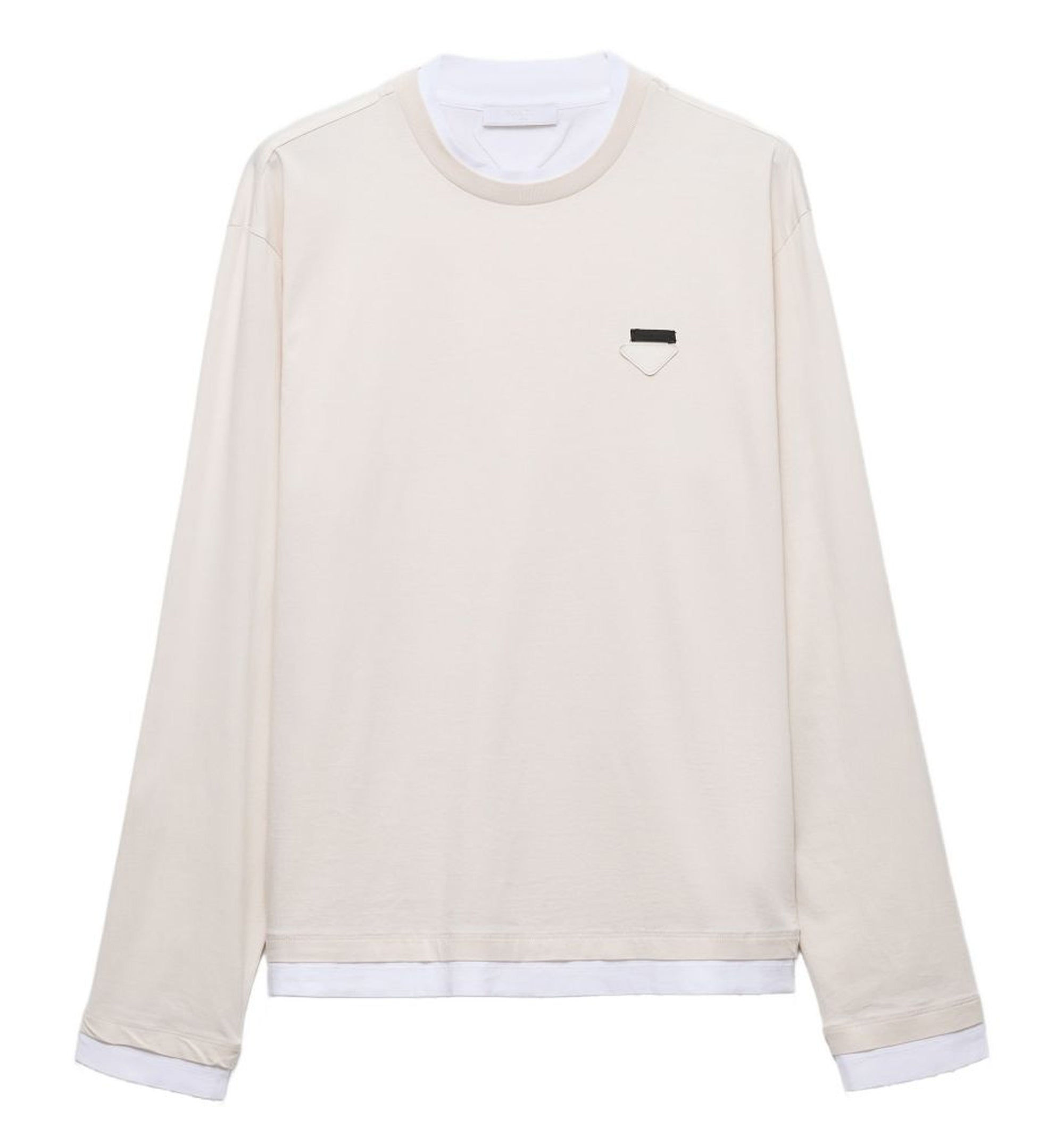 Long-Sleeved Cotton T-Shirt