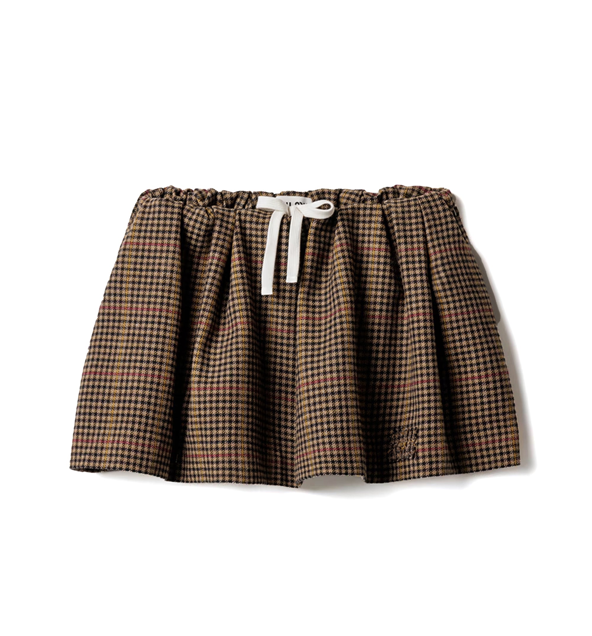 Houndstooth check miniskirt