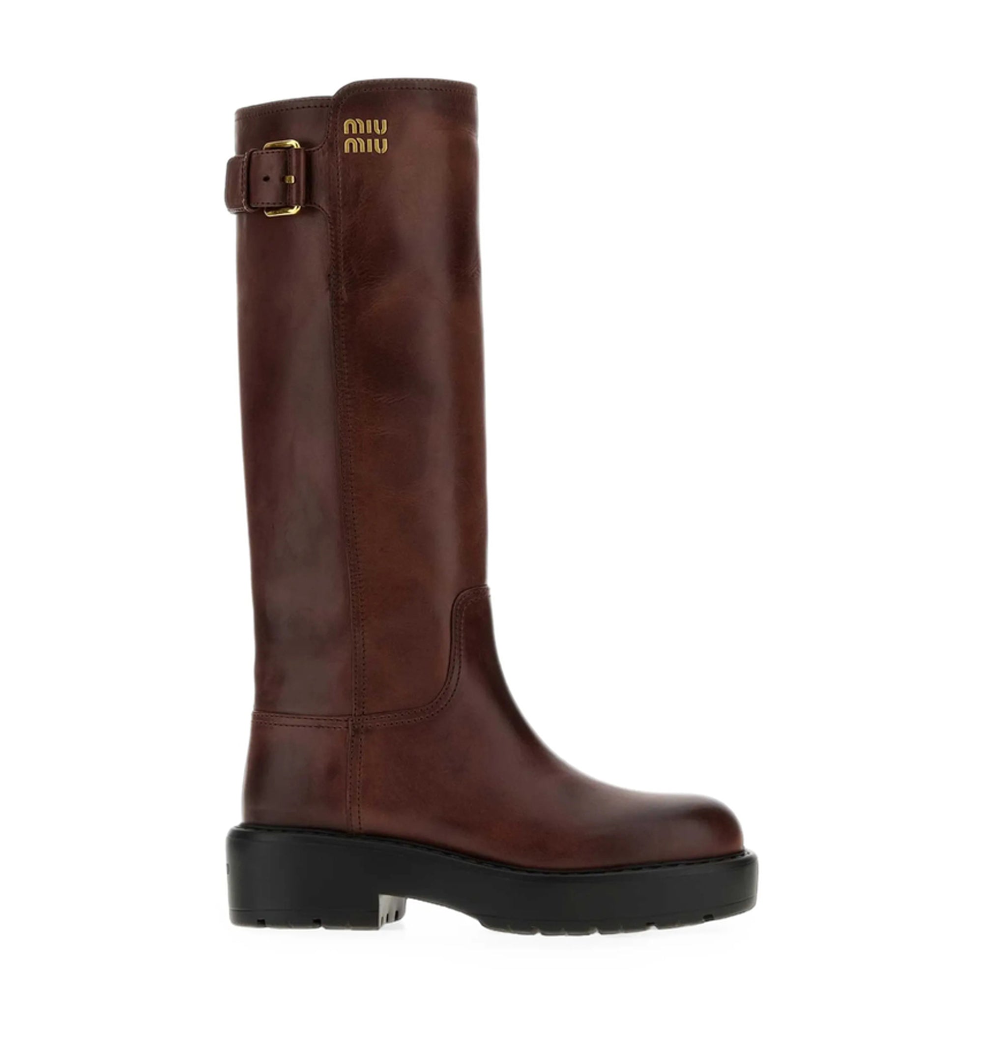 Leather boots