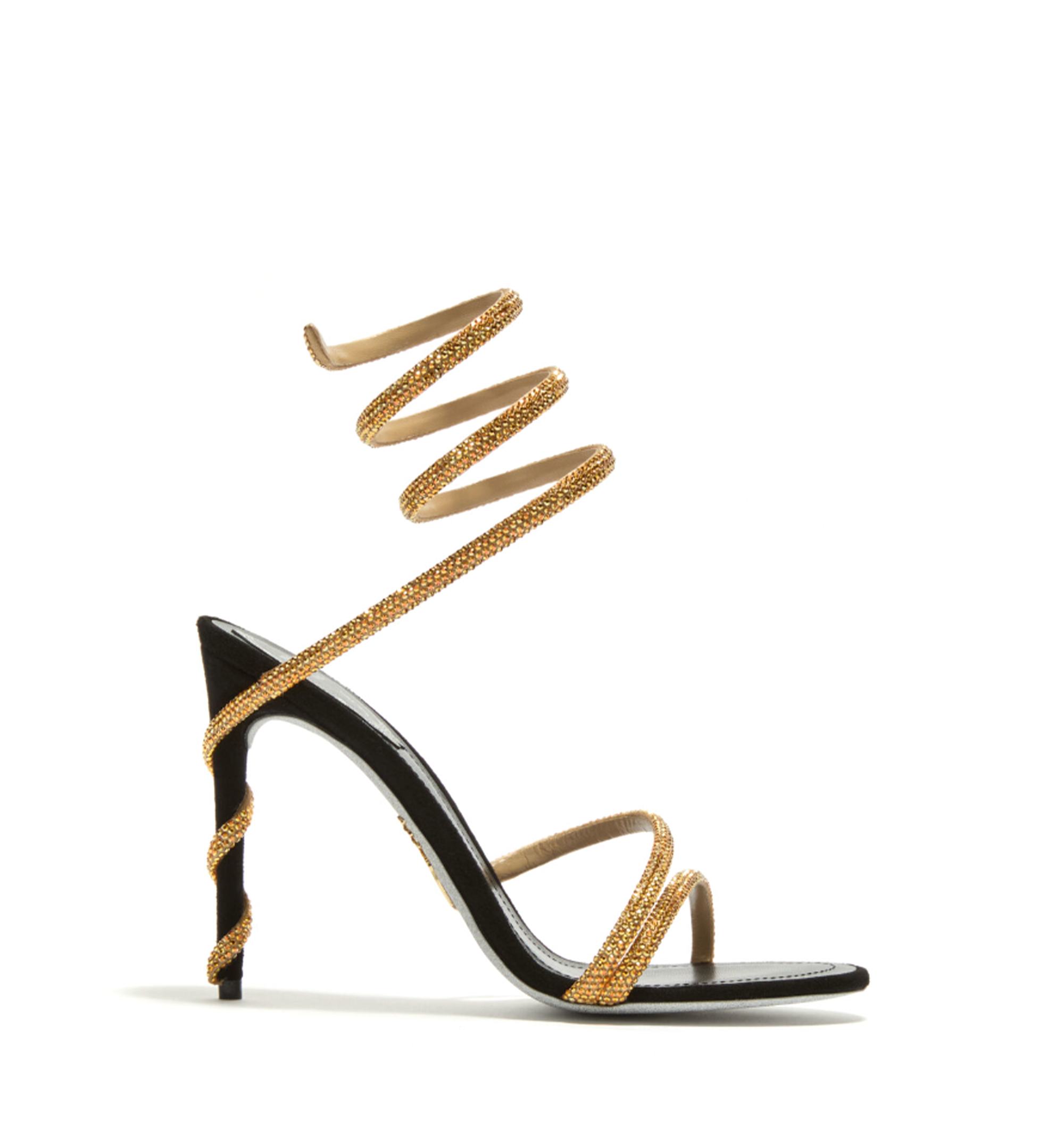 Margot Black and Gold Sandal 105