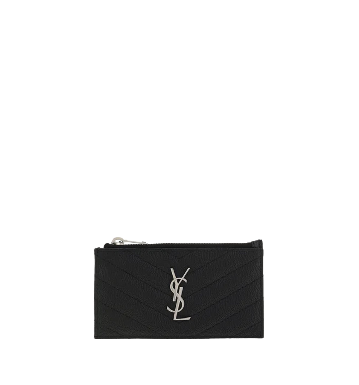 Cassandre Matelassé Fragments Card Case in Grain de Poudre Leather