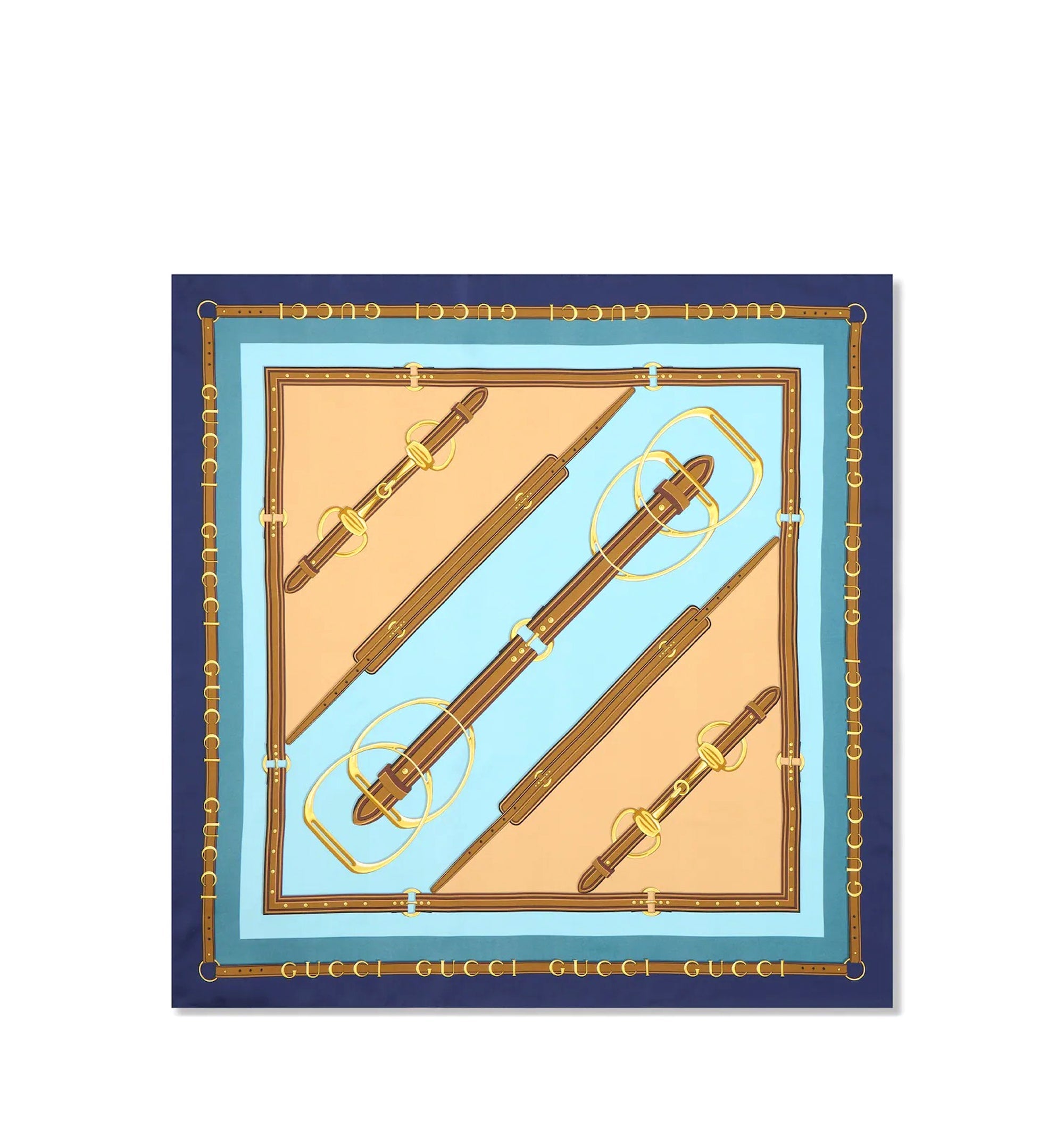 Printed Silk Twill Scarf