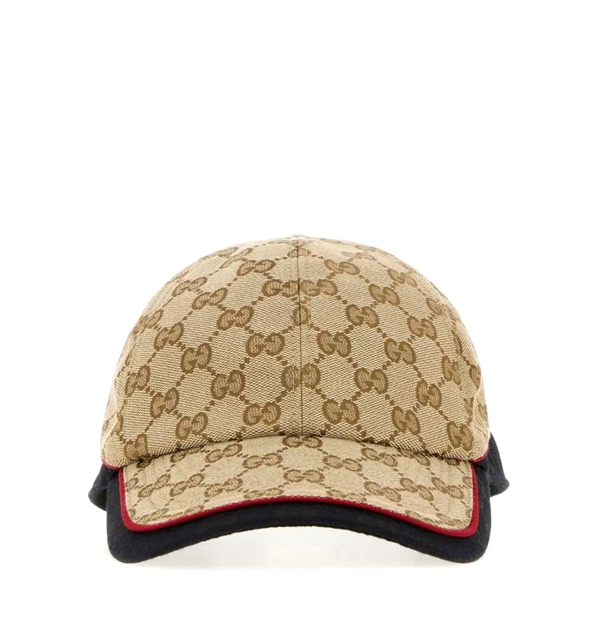 Two-tone GG fabric baseball cap