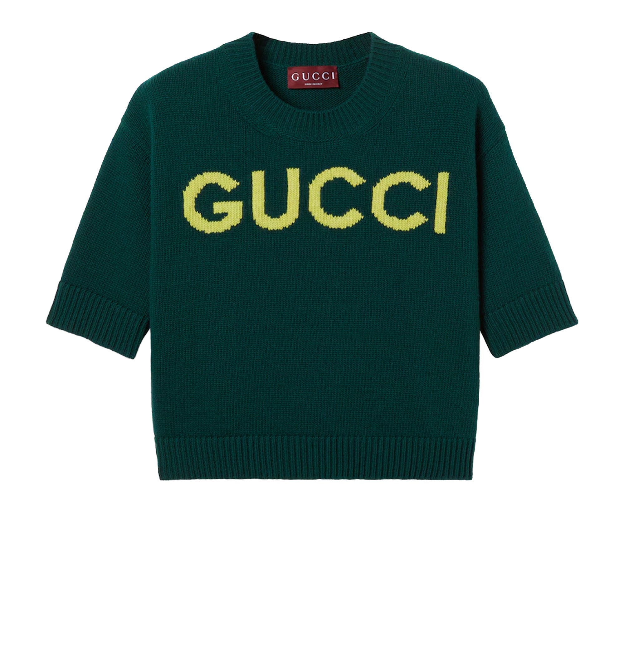 Soft Wool Top With Intarsia