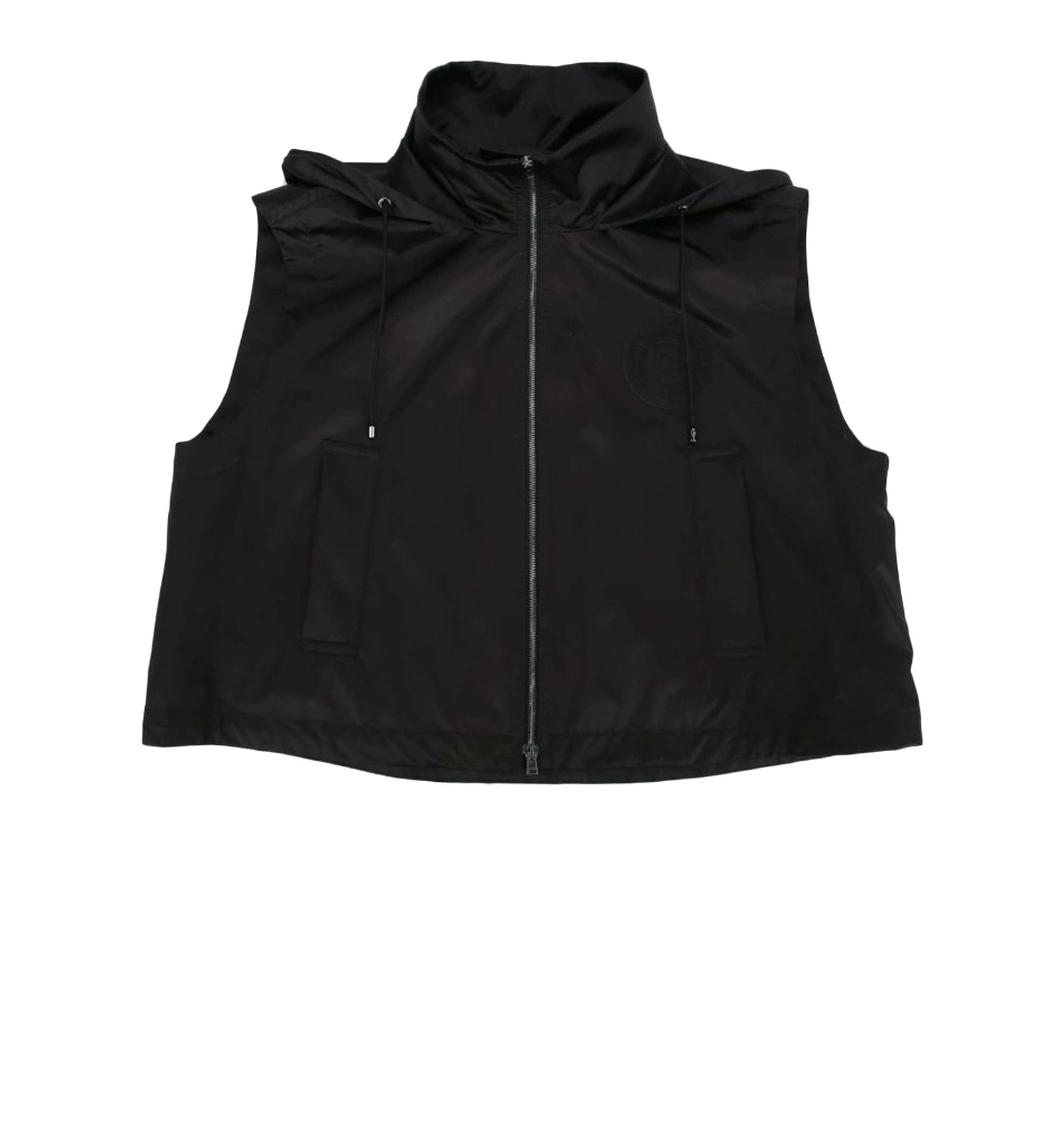 Leisure Hooded Vest with Logo