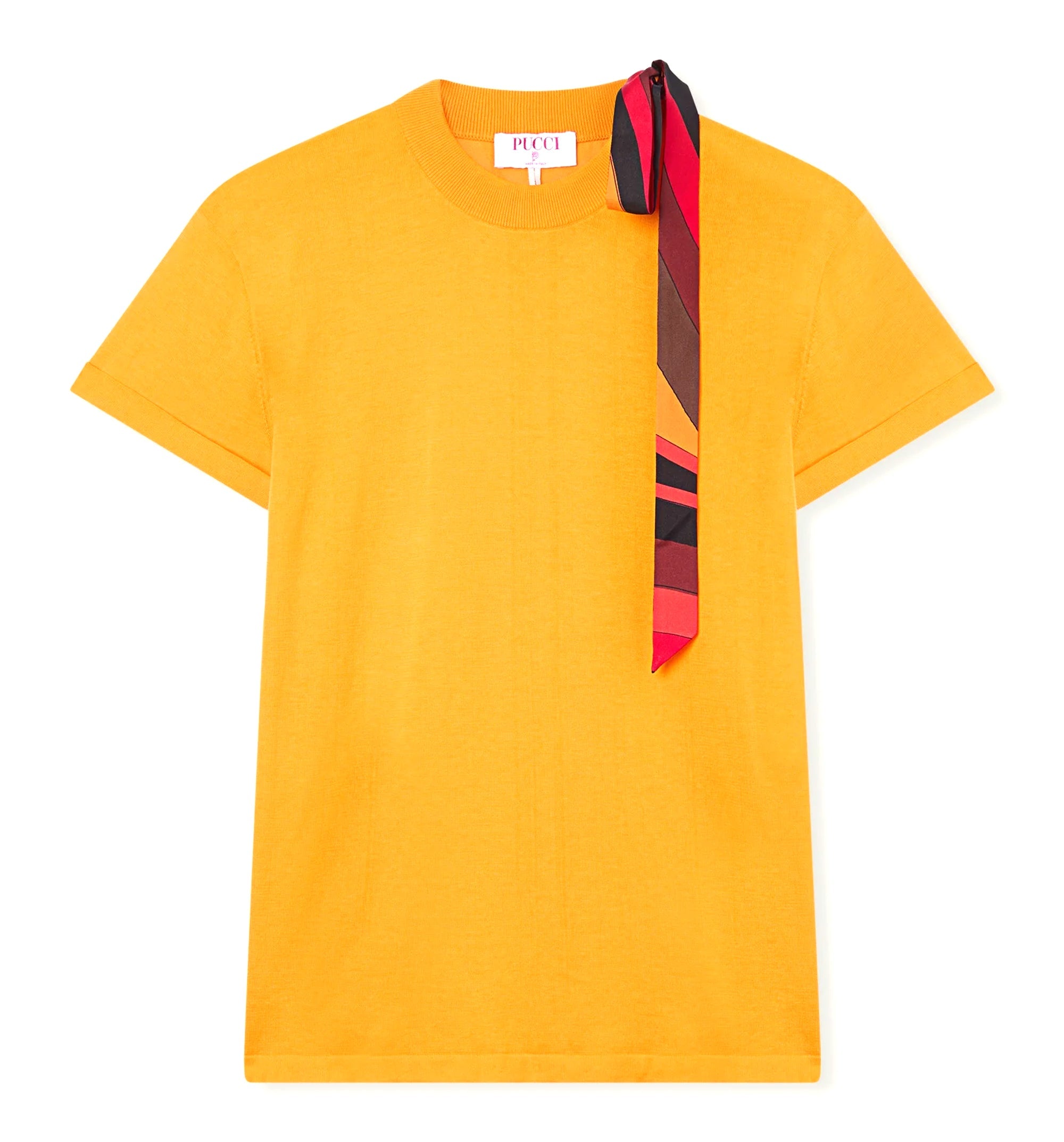 T-Shirt with Silk Detail
