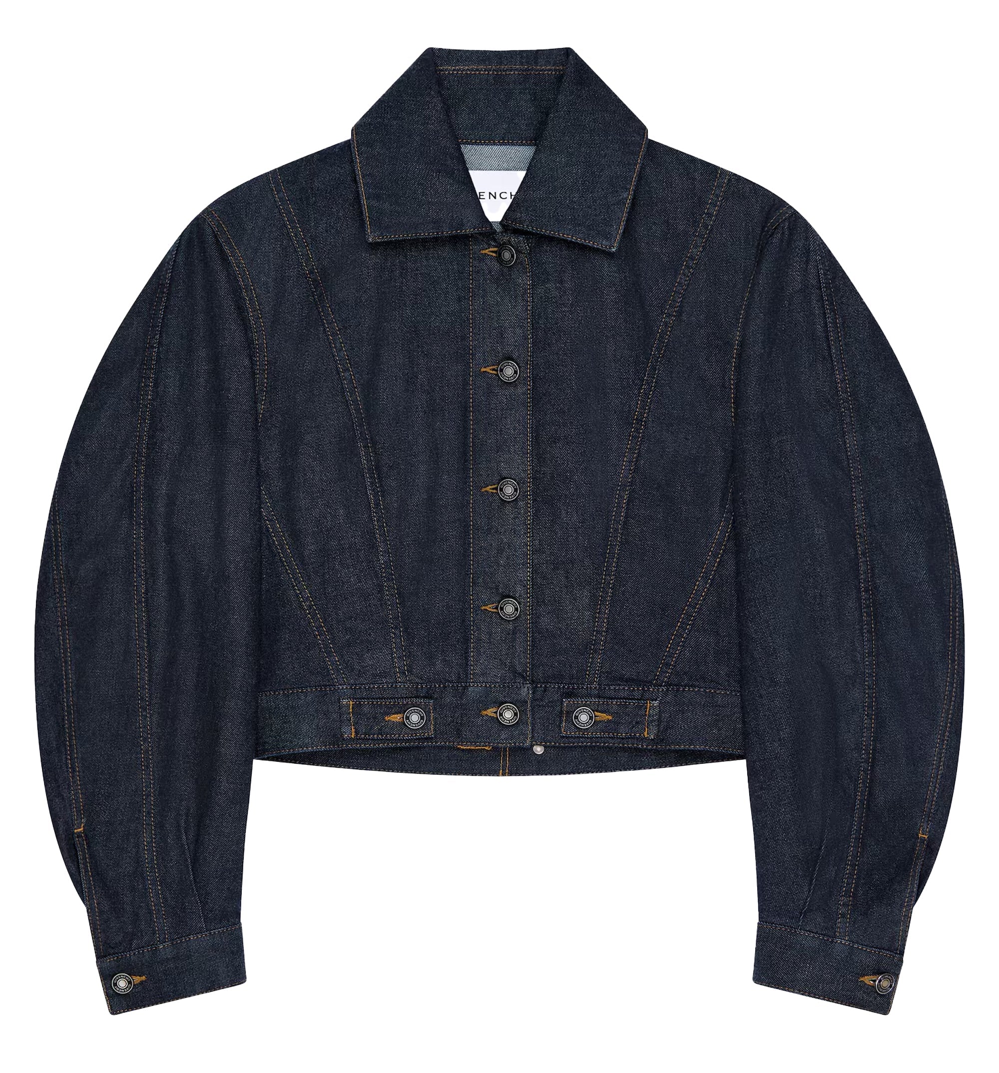 Back-to-front Cocoon Jacket In Raw Denim