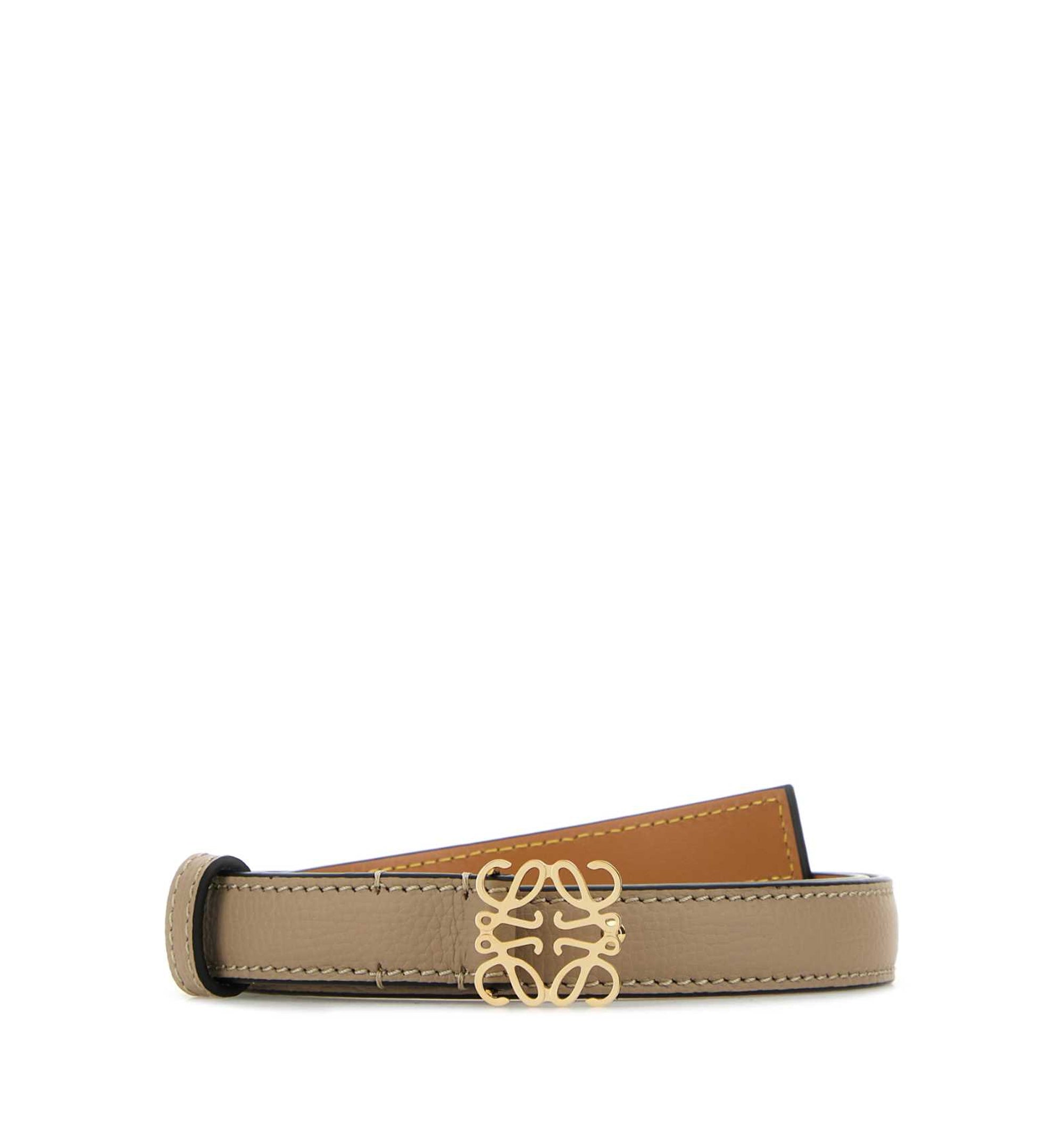 Anagram Belt In Pebble Grain Calfskin
