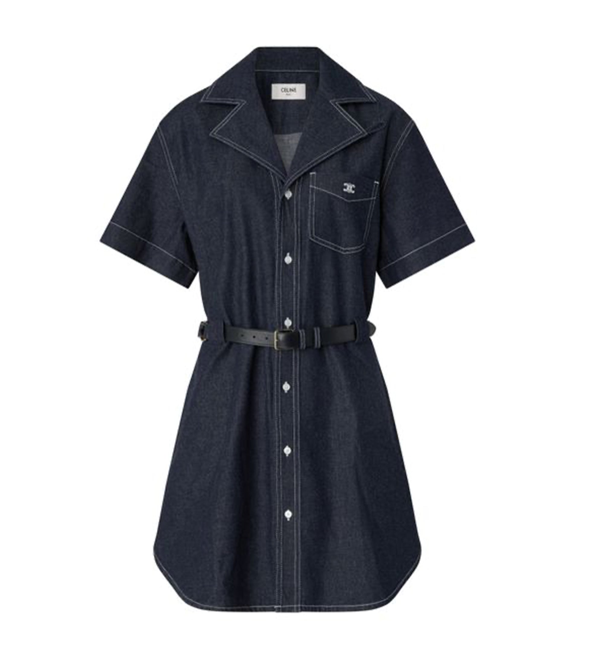 Dress In Cotton Denim