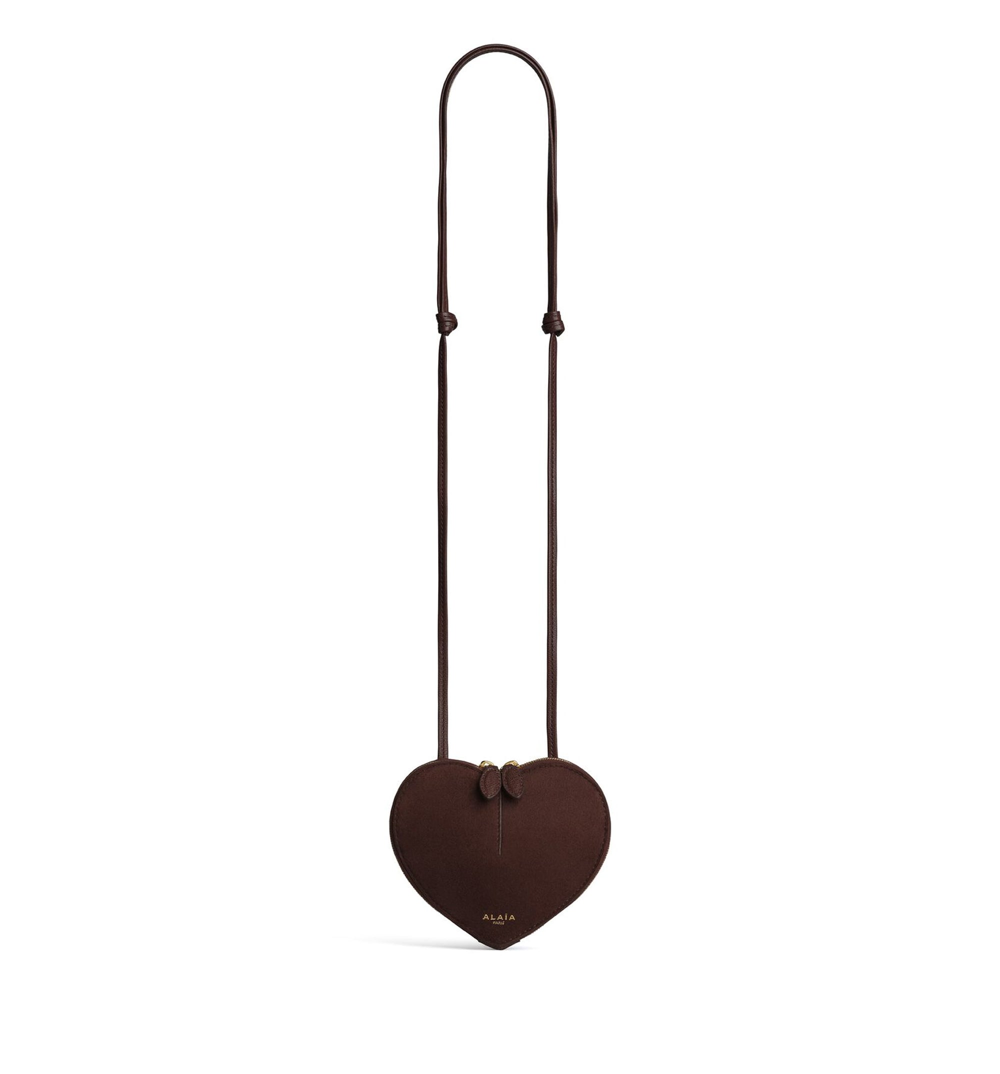 Le Coeur Small Bi-Material Bag In Leather