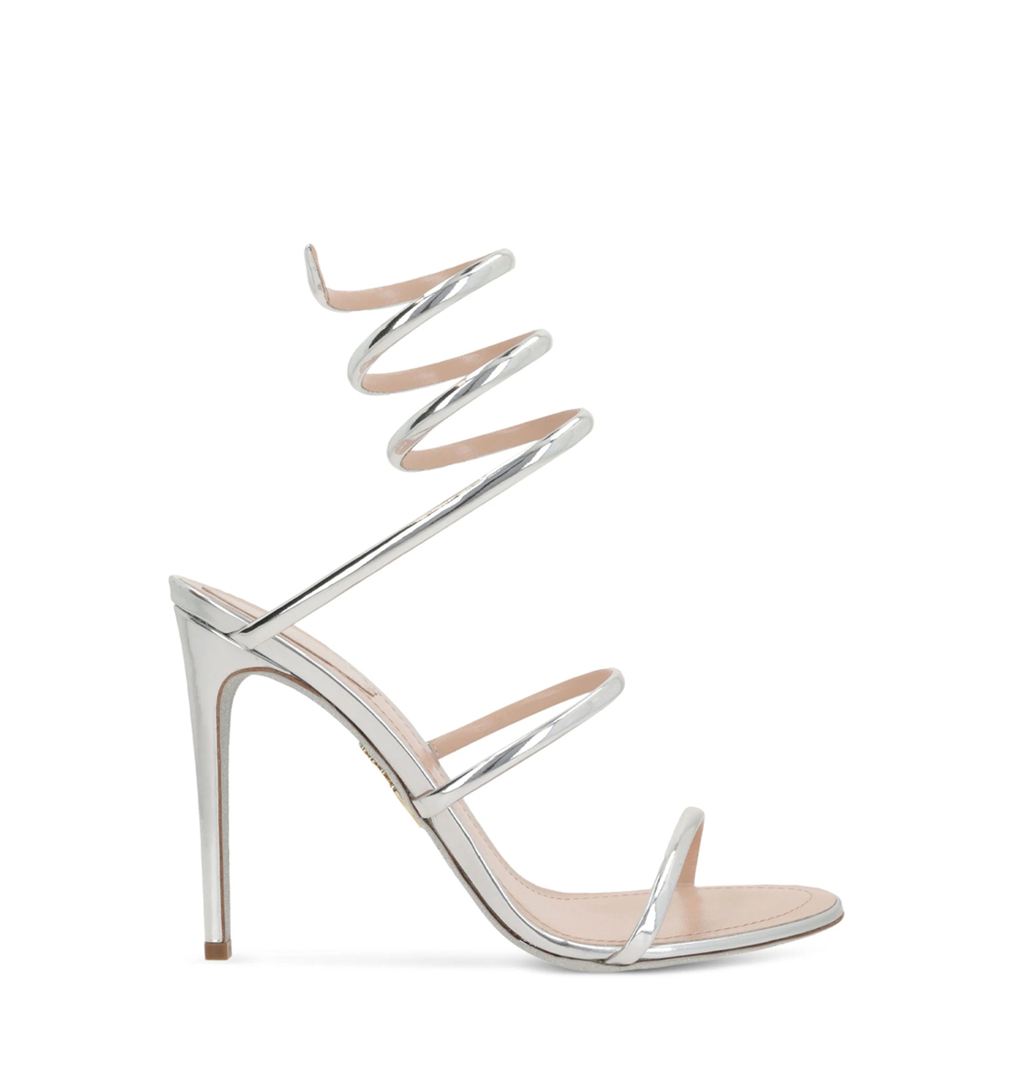 Cleo Metallic Silver Sandal 105