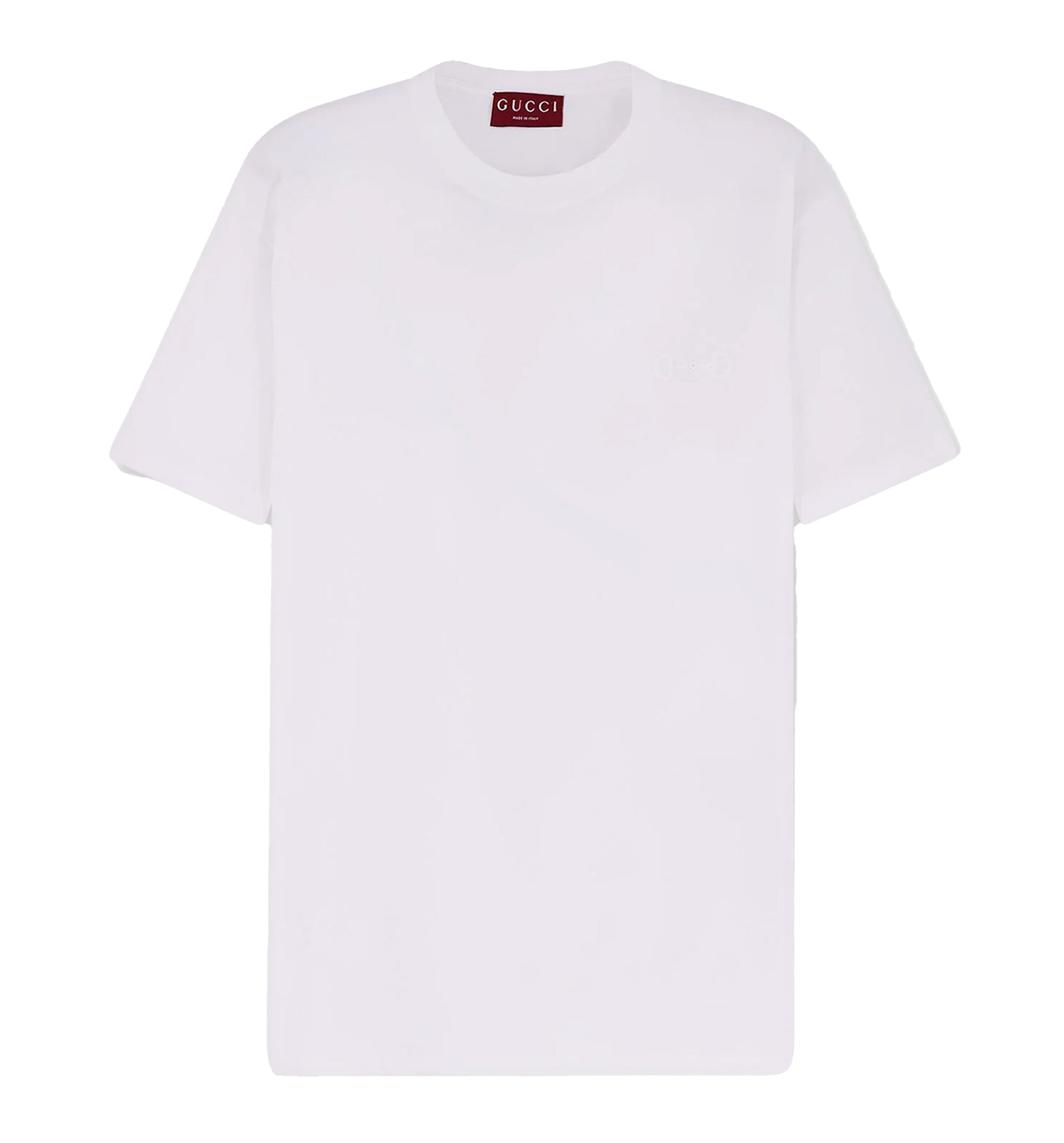 Cotton Jersey T-Shirt With Embroidery