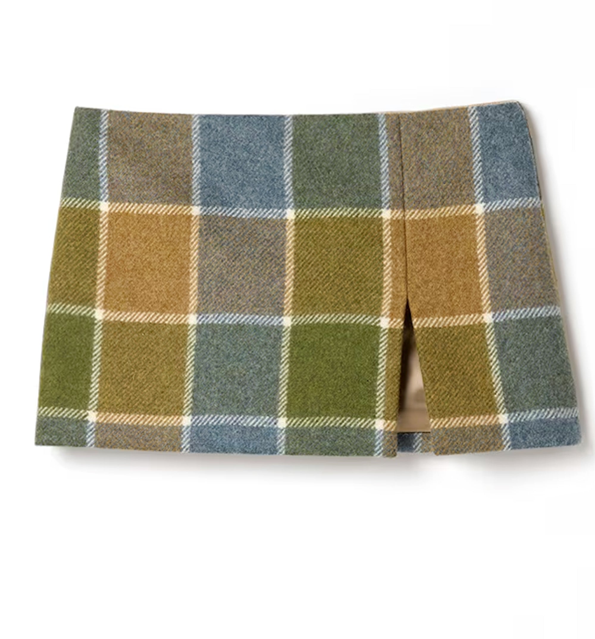 Checked miniskirt