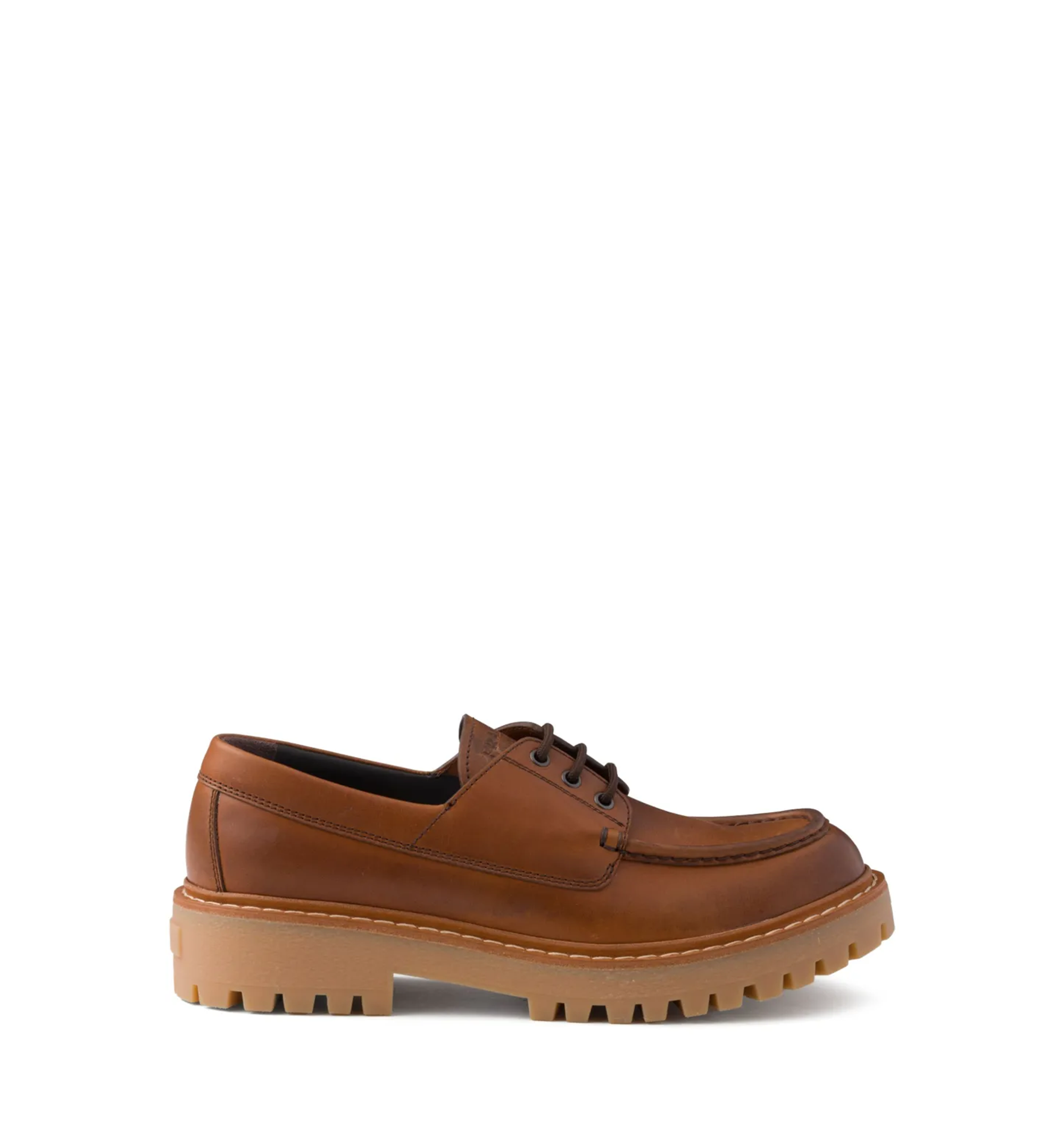 Laced Leather Loafers