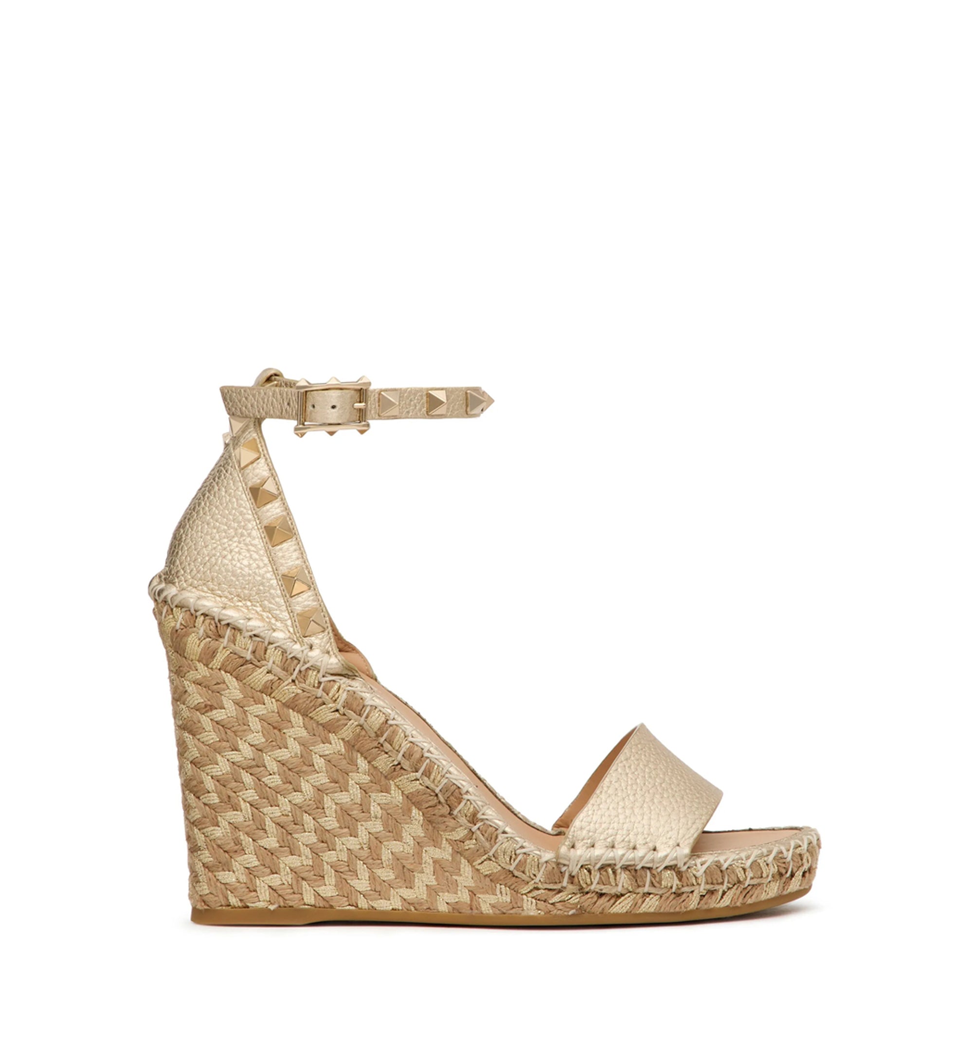Rockstud Wedge Sandals