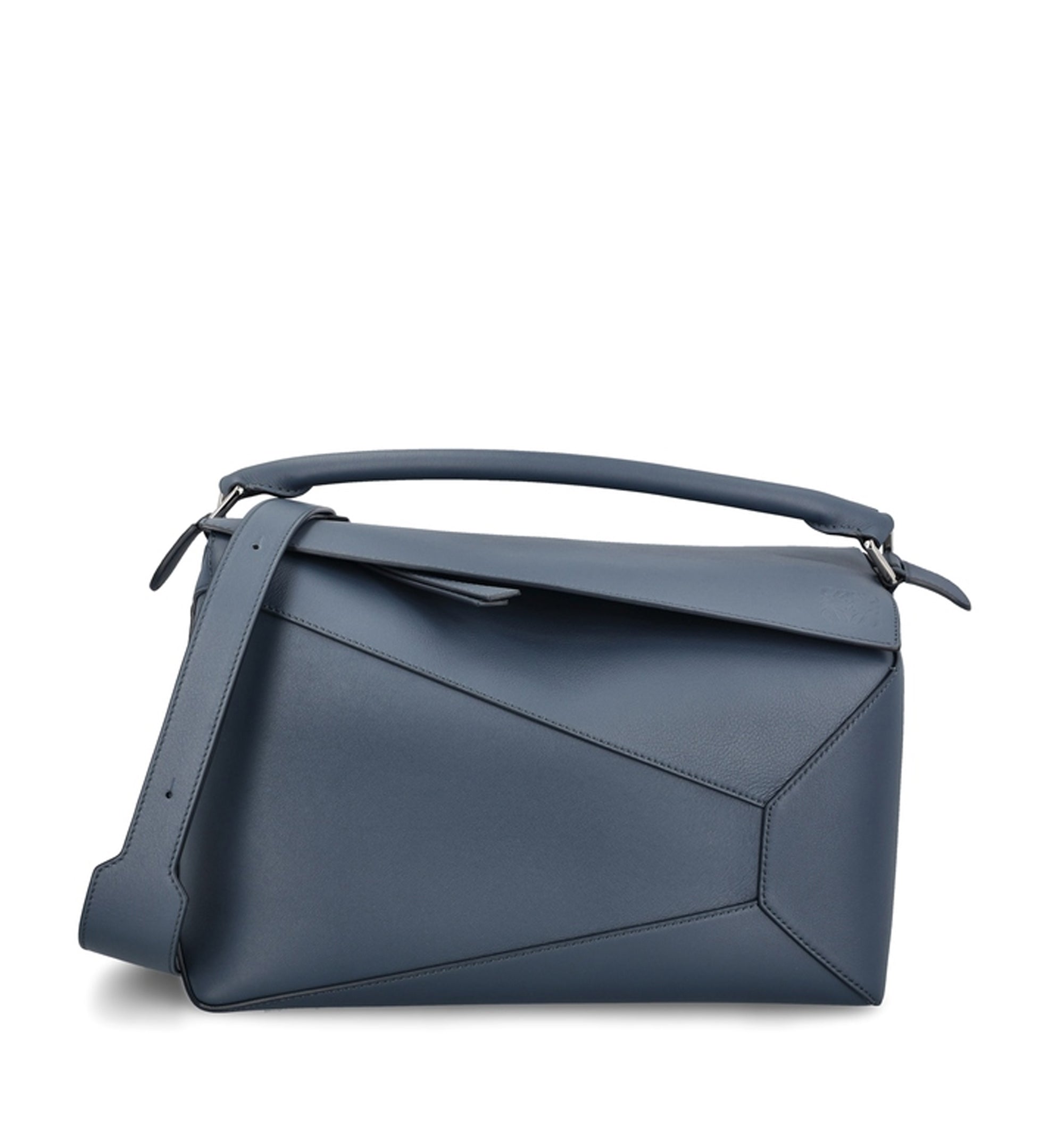 Large Puzzle Edge Bag in Classic Calfskin