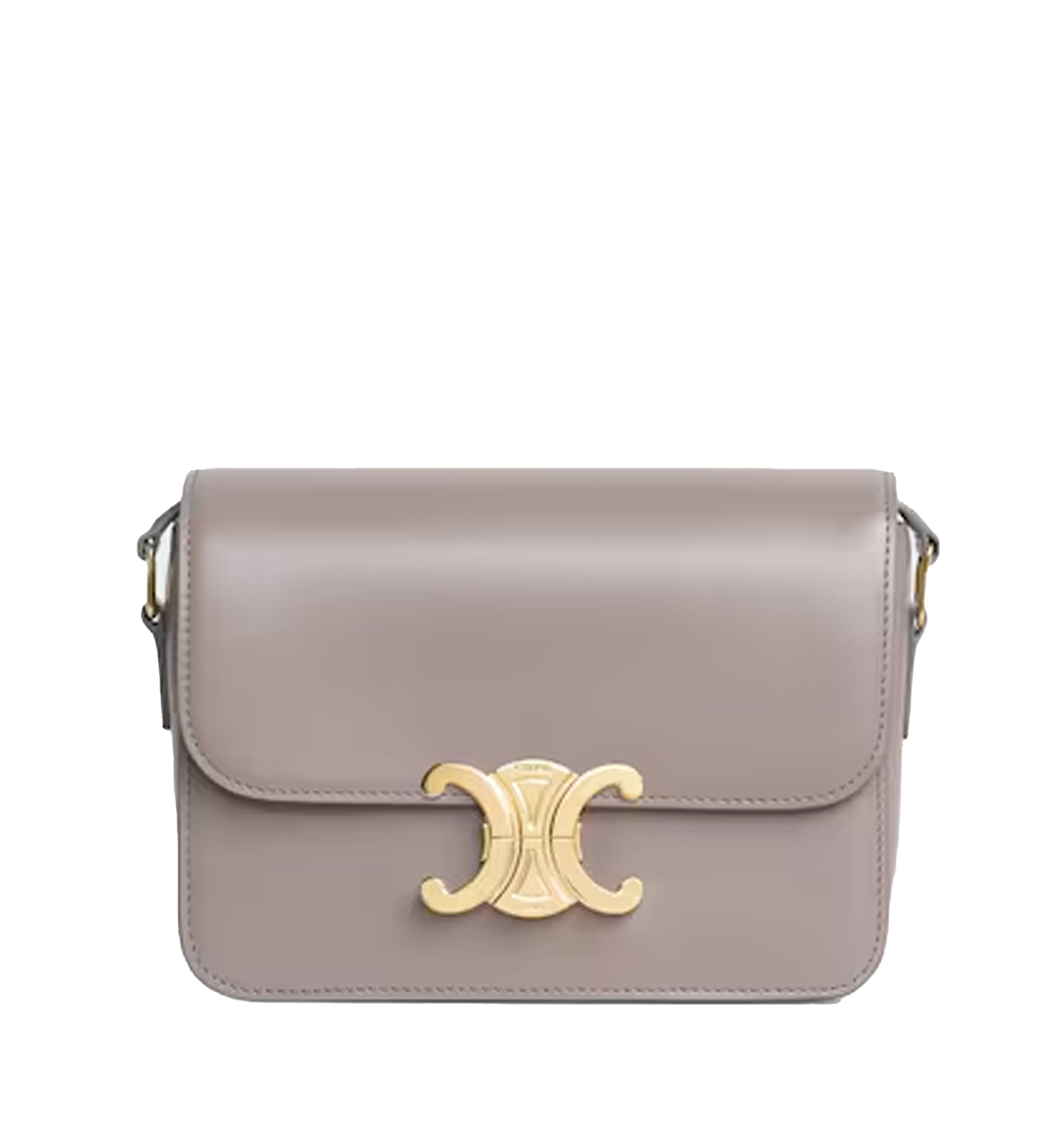 Teen Triomphe Bag In Shiny Calfskin