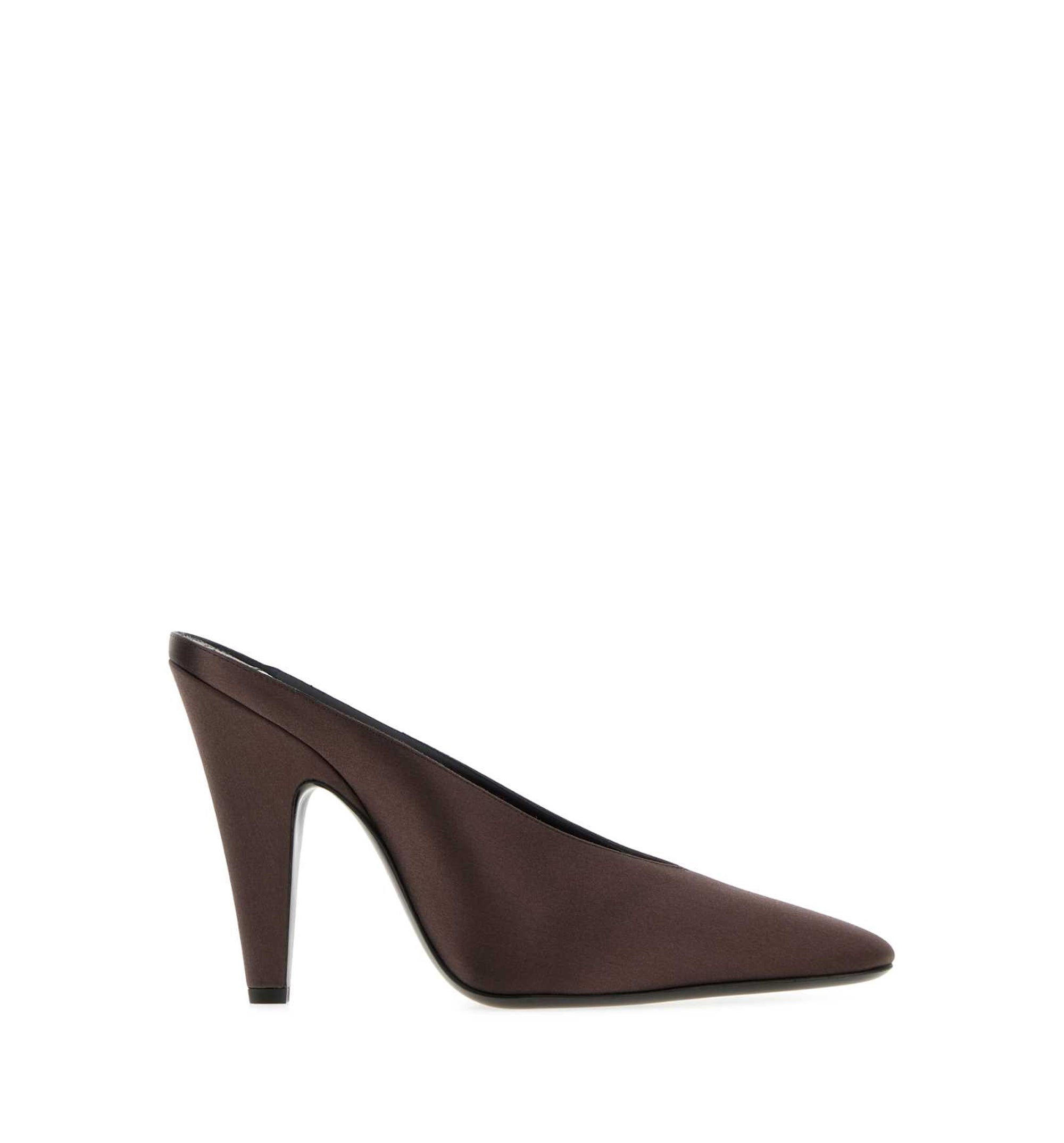 Cone Mules In Satin