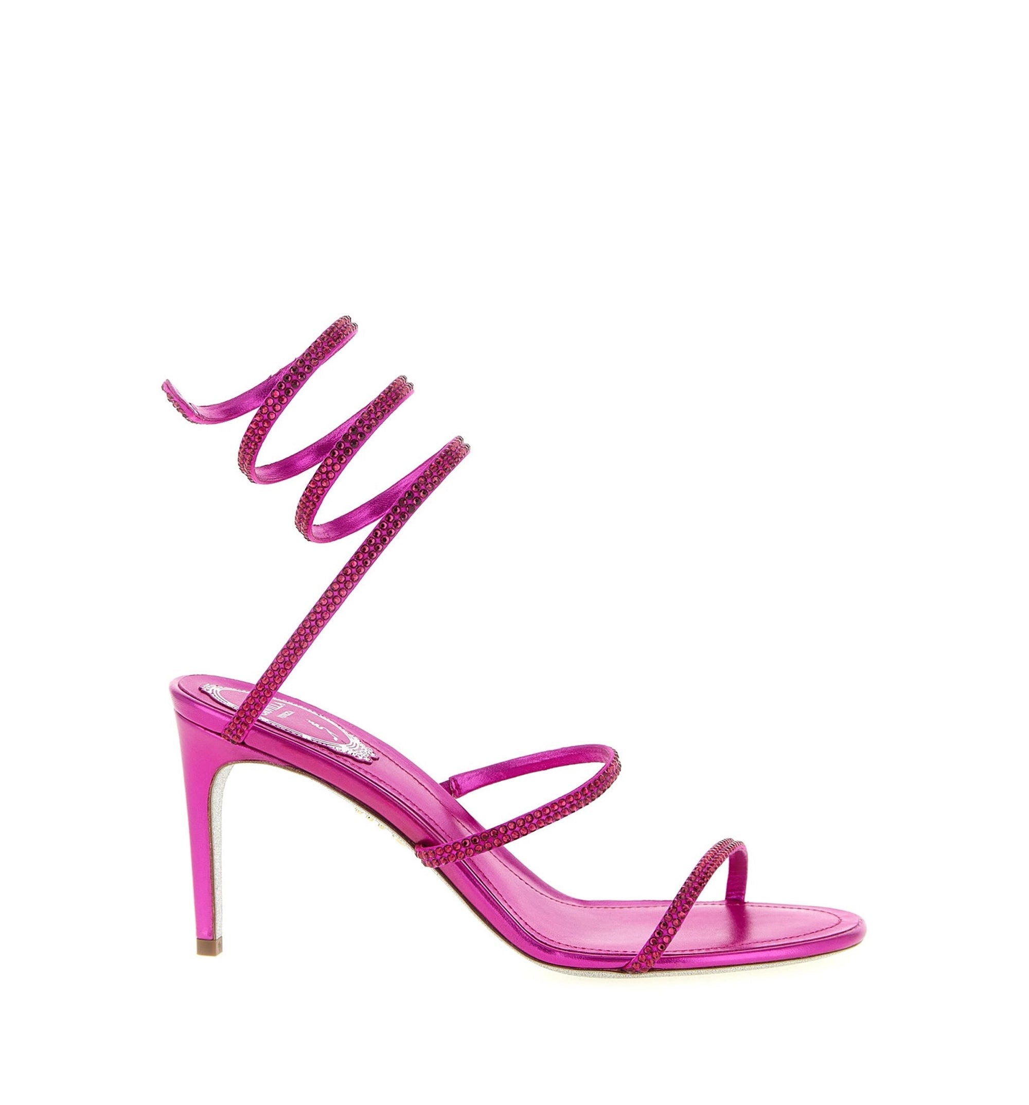 Crystal-Embellished Sandals