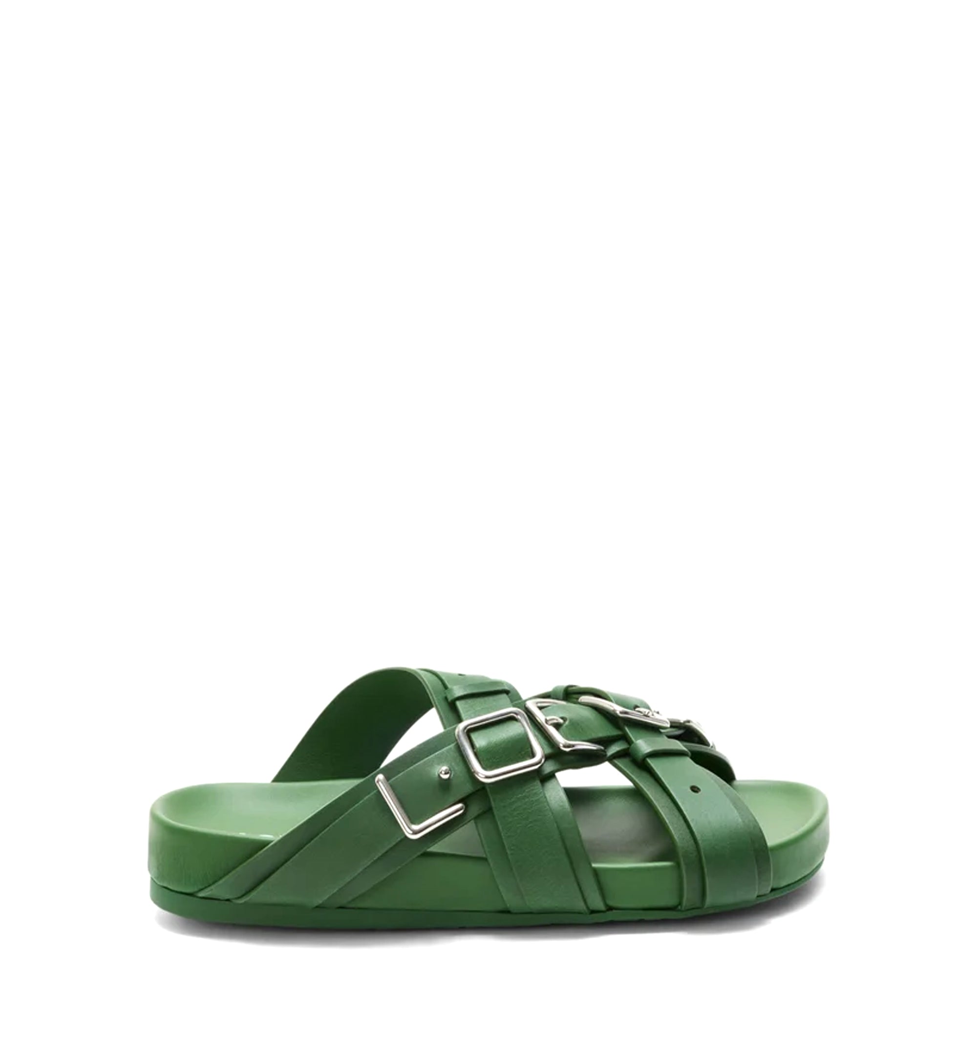 Type Fussbett sandal in vegetable-tanned calfskin