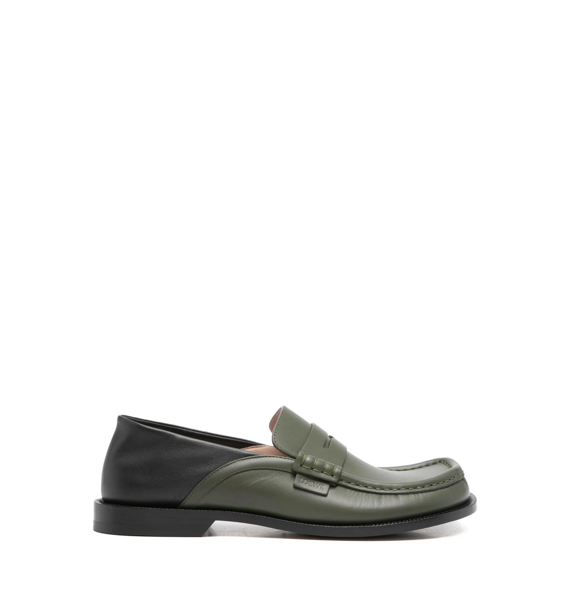 Campo Flap Back Loafer In Waxy Calfskin