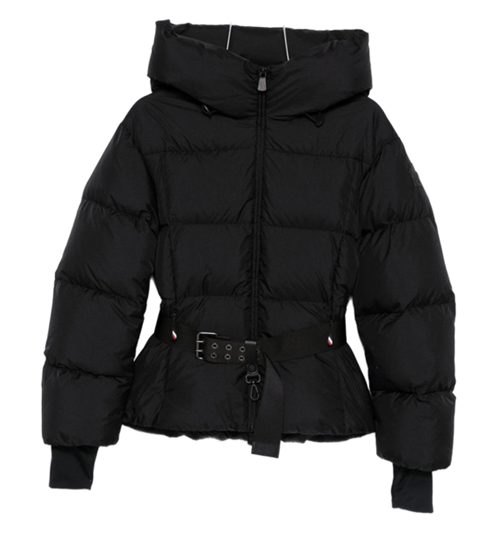 Nisene Hooded Short Down Jacket - Black