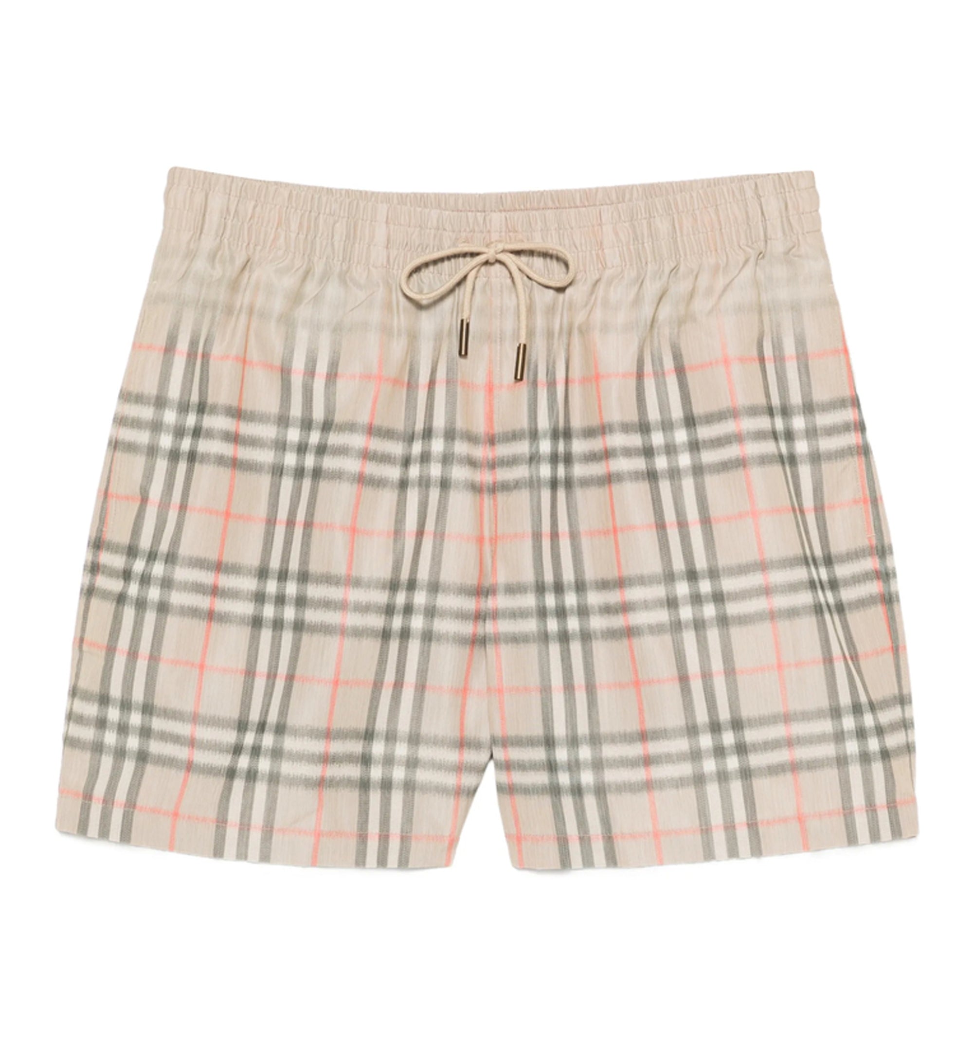 Gradient Check Swim Shorts