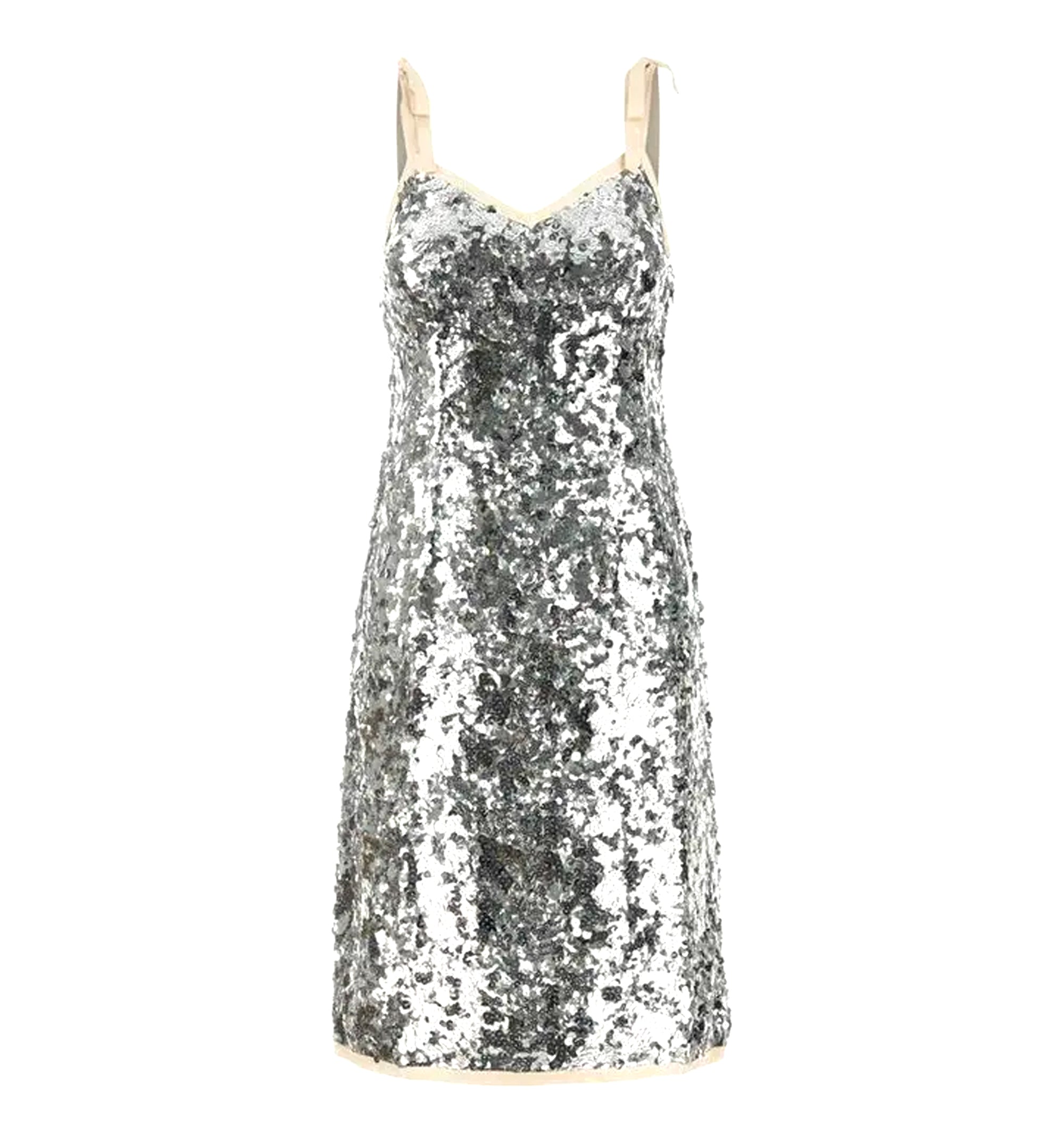 Embroidered Sequin Dress